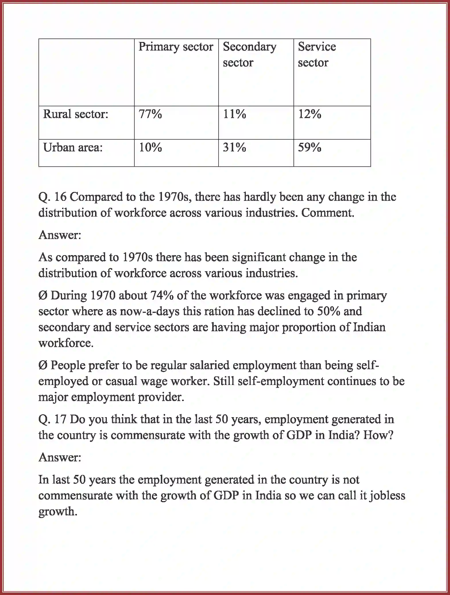 NCERT-Solution-Class-11-Indian-Economic-Development-EmploymentGrowth-Informalisation-and-Related-Issues-611-page-8