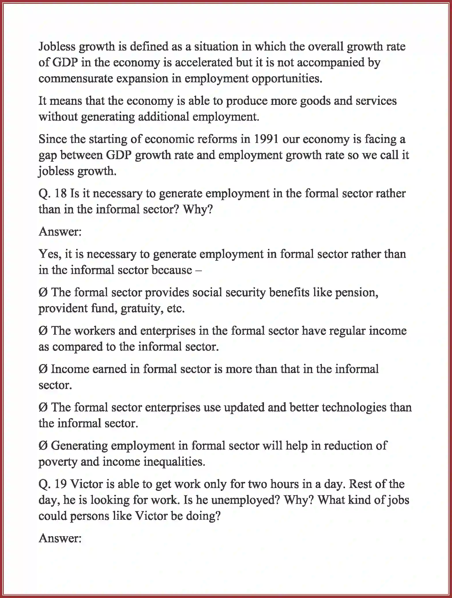 NCERT-Solution-Class-11-Indian-Economic-Development-EmploymentGrowth-Informalisation-and-Related-Issues-611-page-9