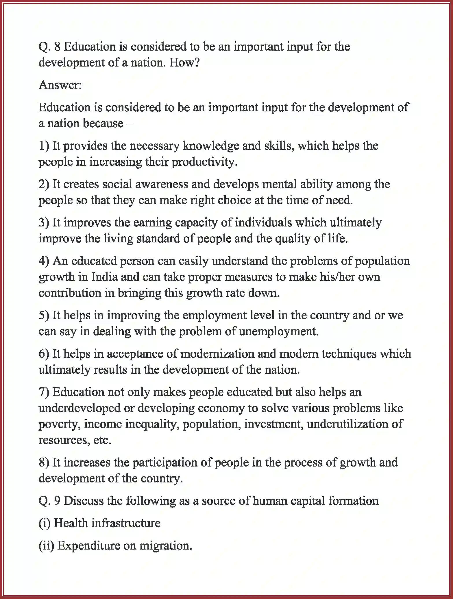 NCERT-Solution-Class-11-Indian-Economic-Development-Human-Capital-Formation-in-India-609-page-4