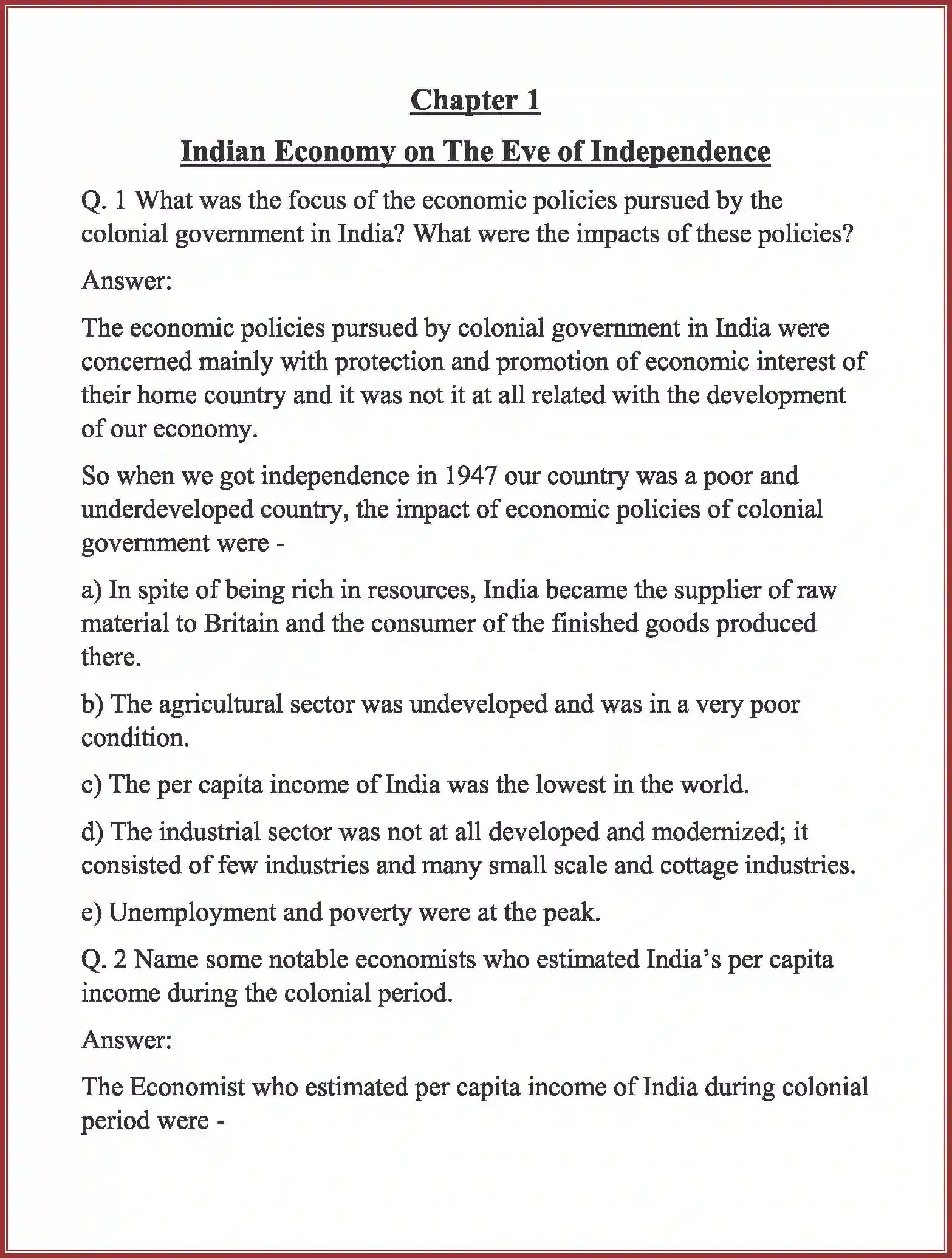 NCERT-Solution-Class-11-Indian-Economic-Development-Indian-Economy-on-the-Eve-of-Independence-605-page-1