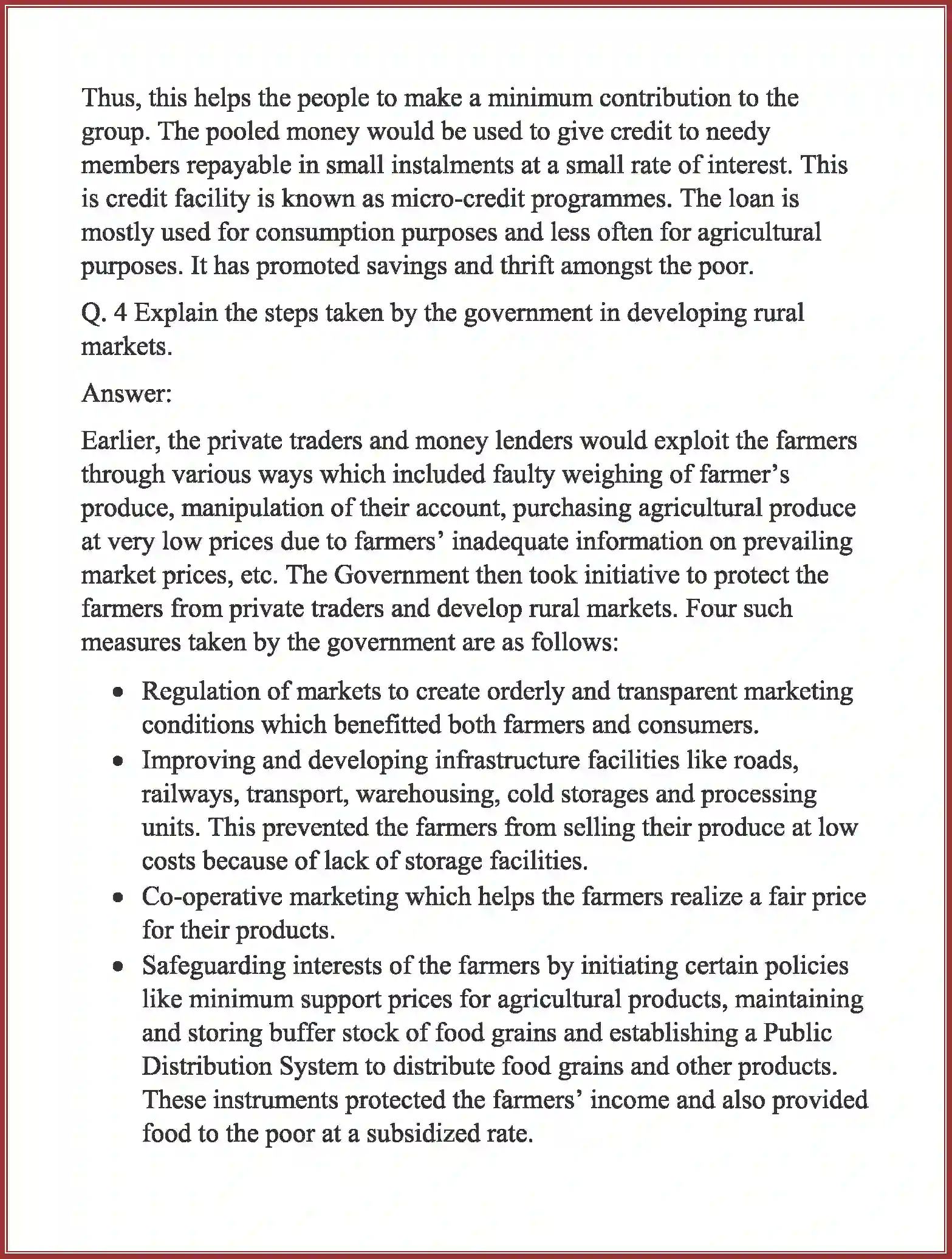 NCERT-Solution-Class-11-Indian-Economic-Development-Rural-Development-610-page-3