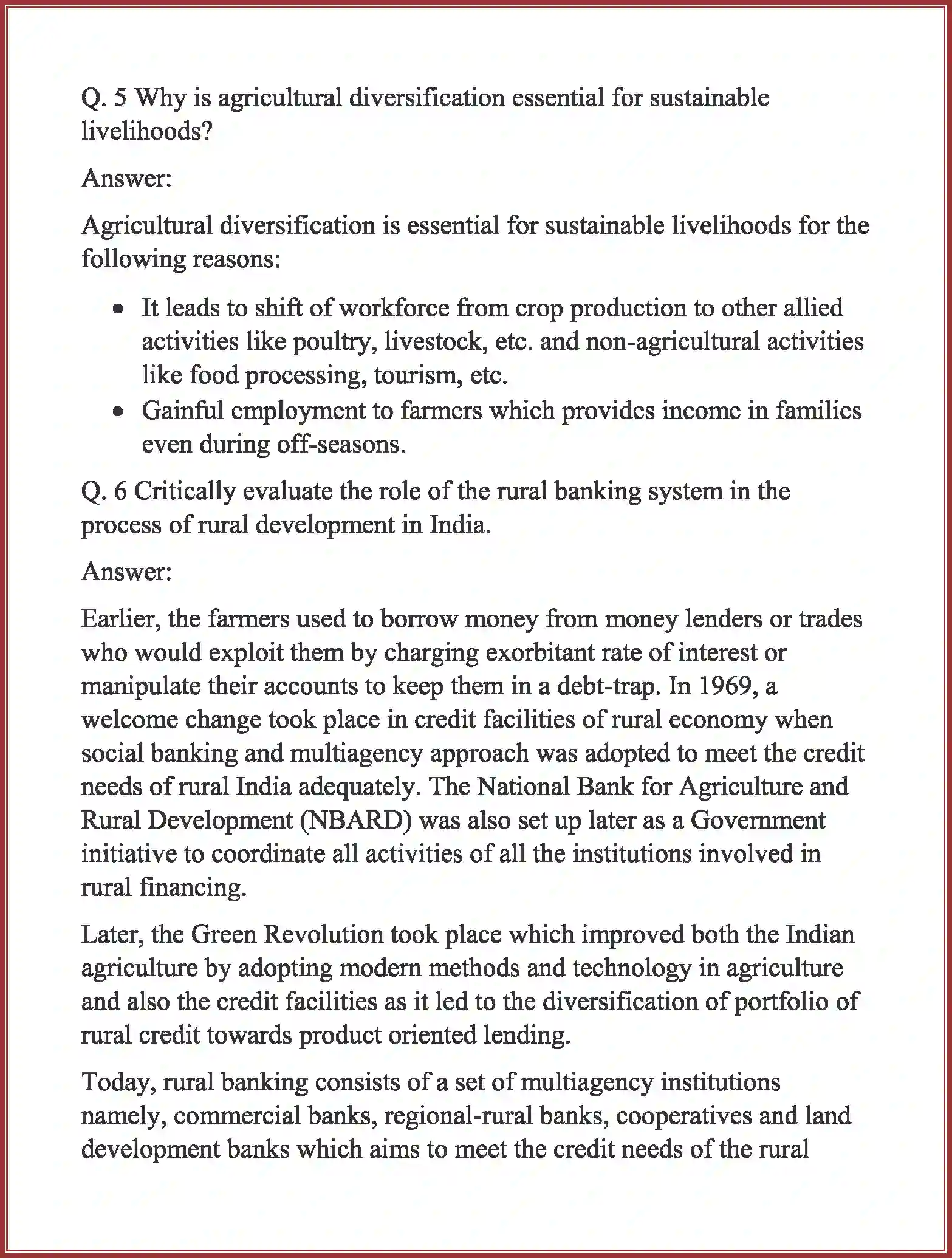 NCERT-Solution-Class-11-Indian-Economic-Development-Rural-Development-610-page-4