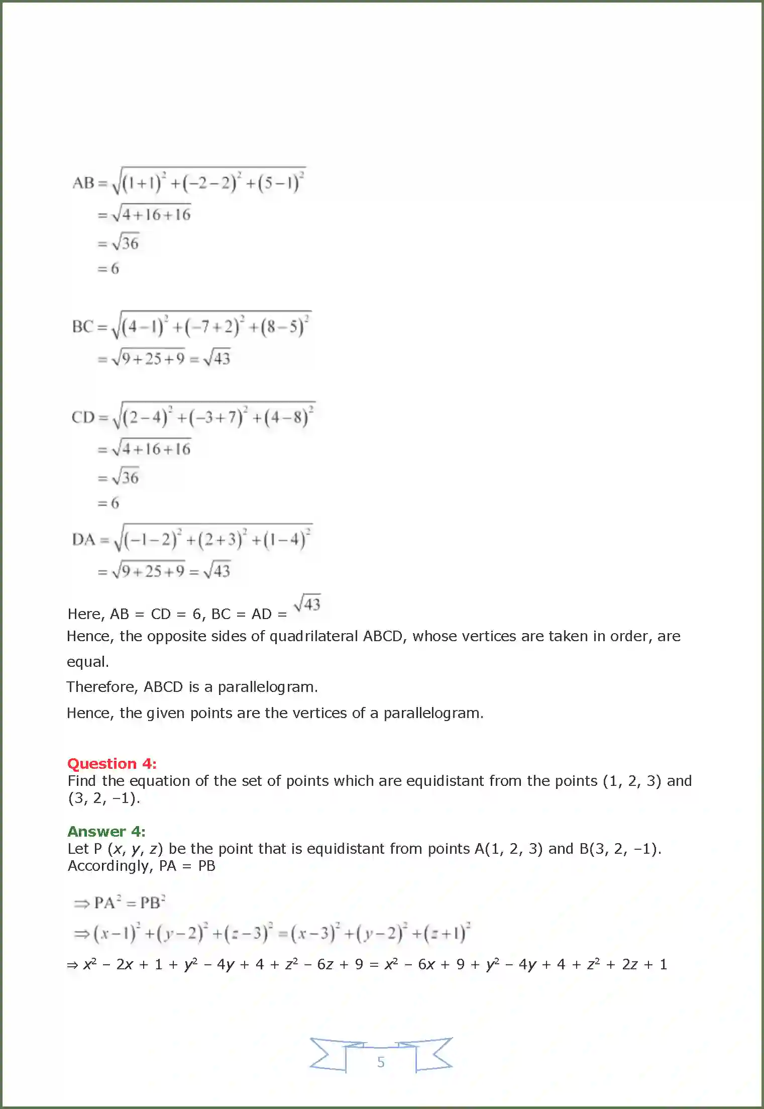 NCERT-Solution-Class-11-Maths-Chapter-12-Introduction-to-Three-Dimensional-Geometry-403-page-7