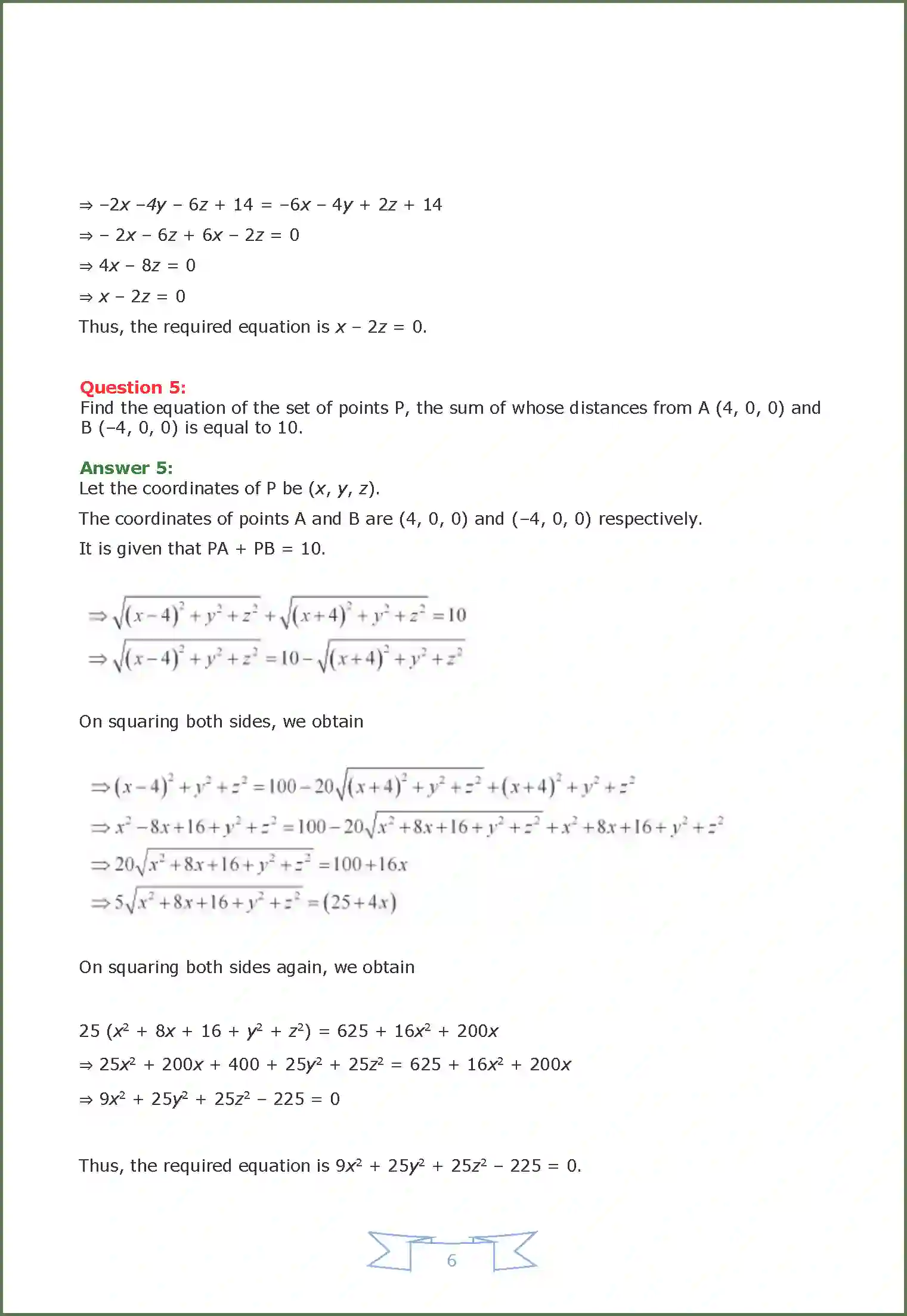 NCERT-Solution-Class-11-Maths-Chapter-12-Introduction-to-Three-Dimensional-Geometry-403-page-8