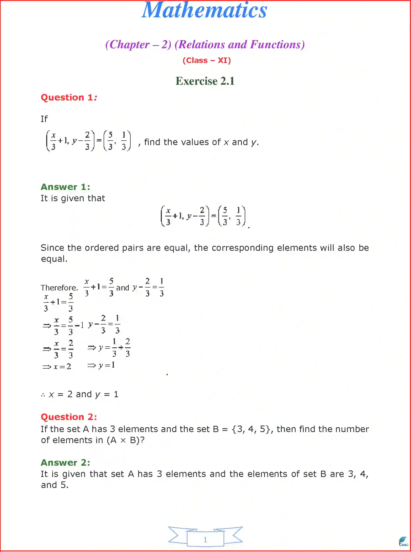 NCERT-Solution-Class-11-Maths-Chapter-2-Relations-and-Functions-393-page-1