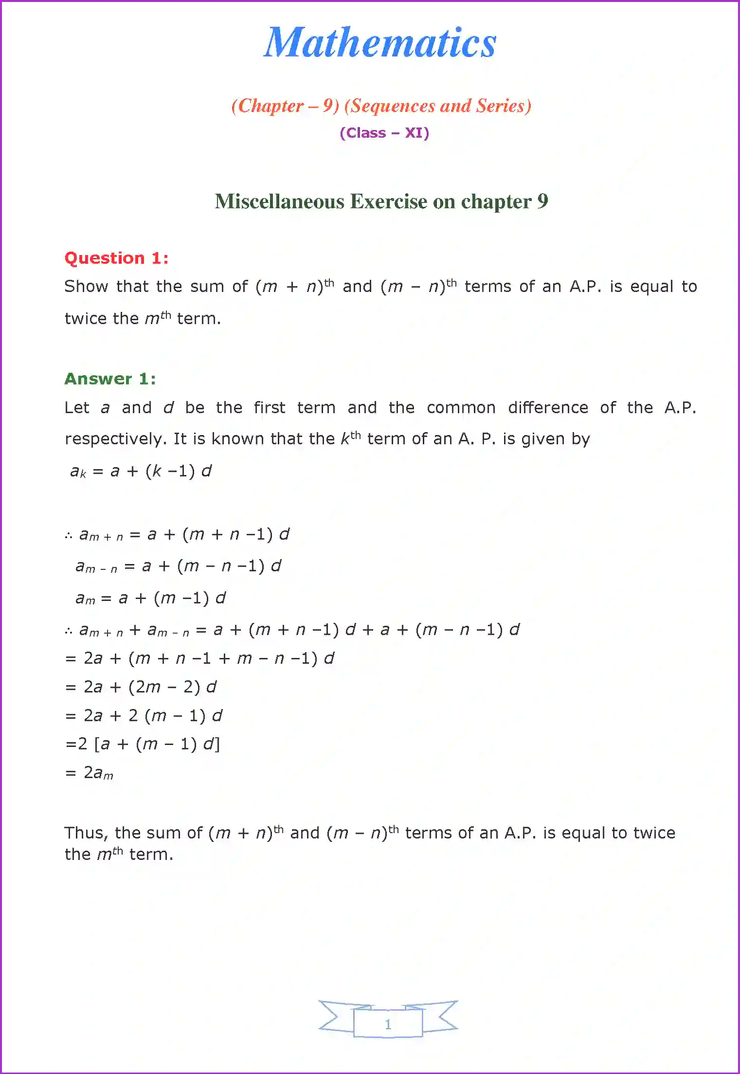 NCERT-Solution-Class-11-Maths-Chapter-9-Sequences-and-Series-400-page-63