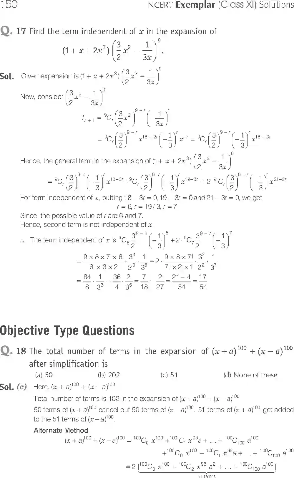 NCERT-Solution-Class-11-Maths-Exemplar-Binomial-Theorem-2895-page-9