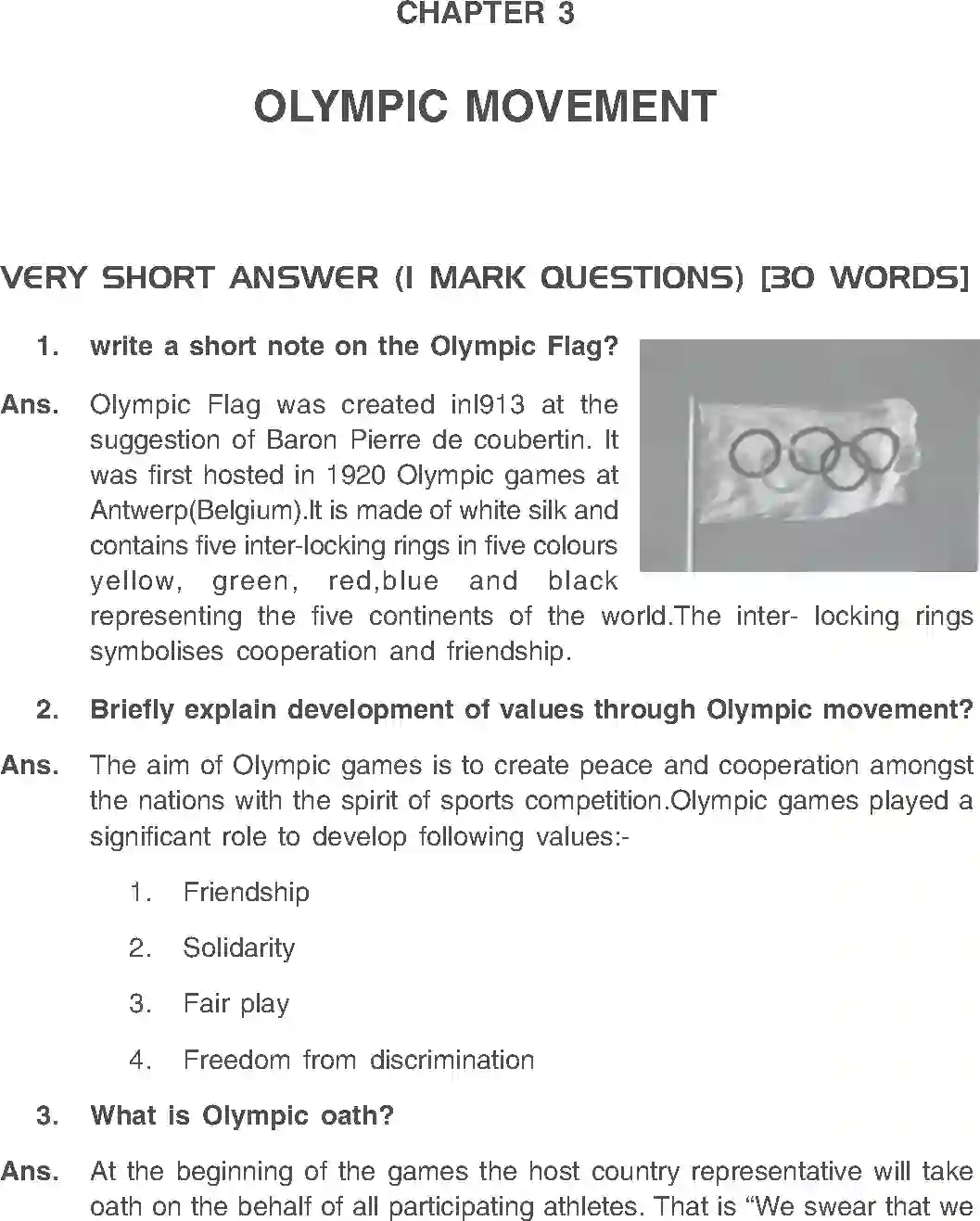 NCERT-Solution-Class-11-Physical-Education-Chapter-3-Olympic-Movement-461-page-1