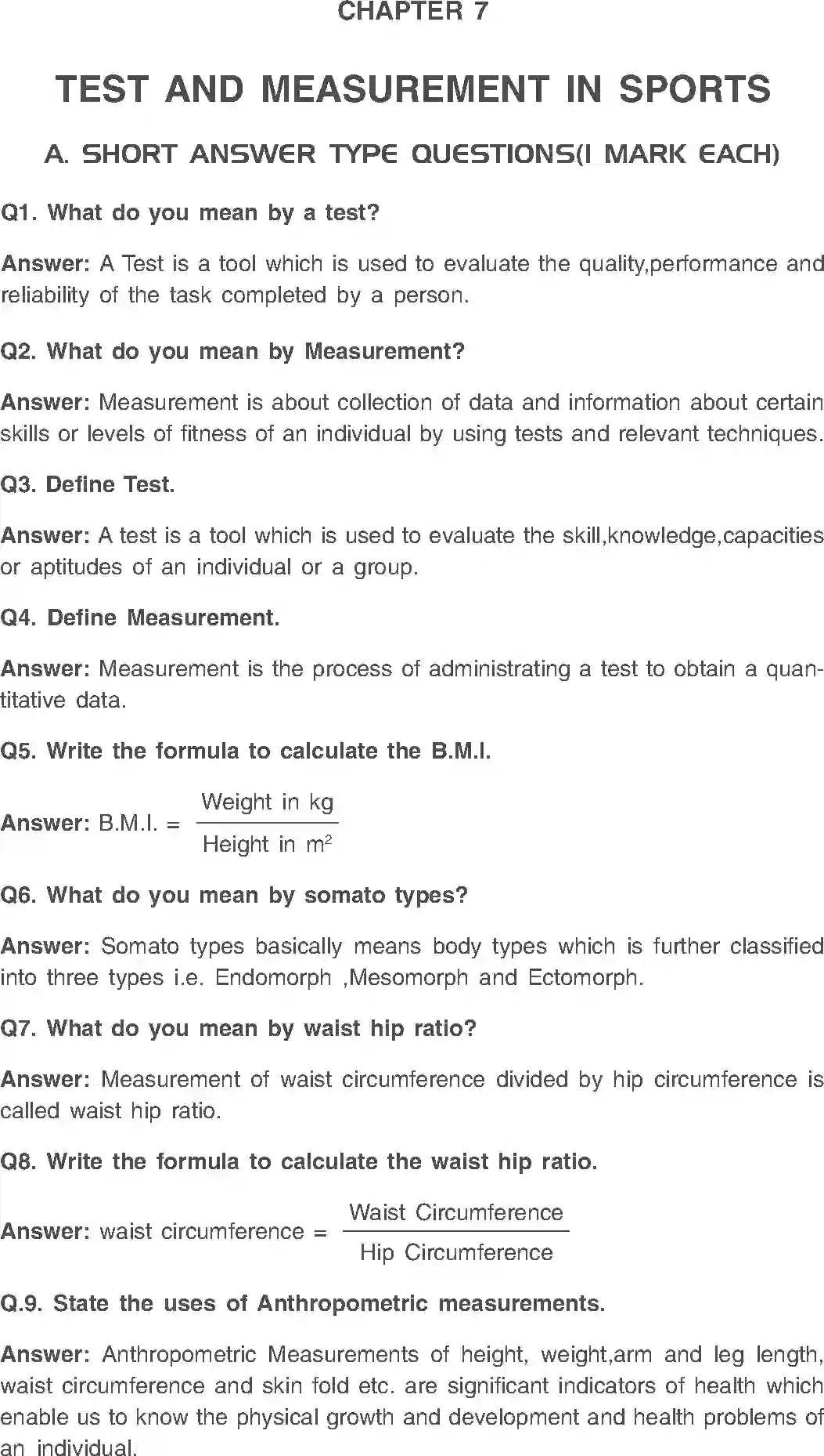 NCERT-Solution-Class-11-Physical-Education-Chapter-7-Test-and-Measurement-in-Sports-465-page-1