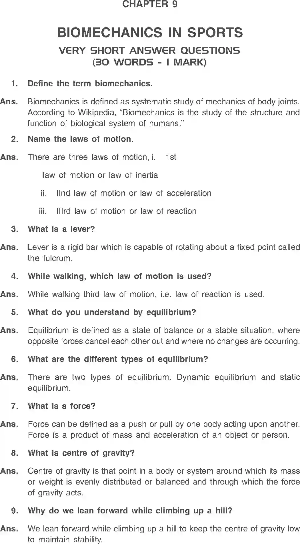 NCERT-Solution-Class-11-Physical-Education-Chapter-9-Biomechanics-and-Sports-467-page-1