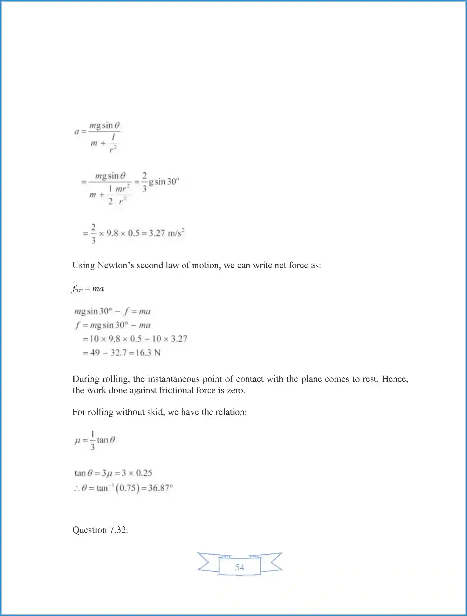 NCERT-Solution-Class-11-Physics-Chapter-7-System-of-Particles-and-Rotational-Motion-414-page-54