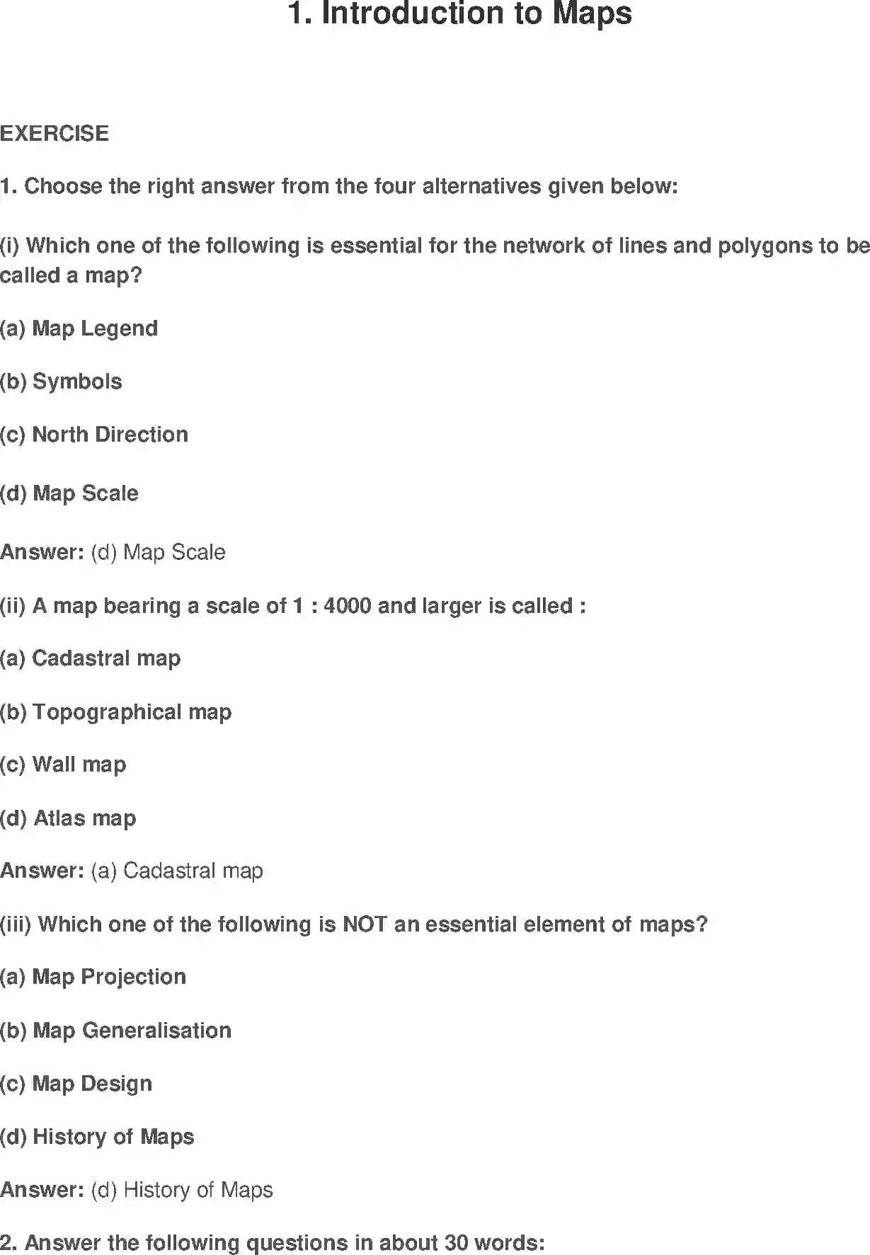 NCERT-Solution-Class-11-Practical-Work-in-Geography-Introduction-to-Maps-2844-page-1
