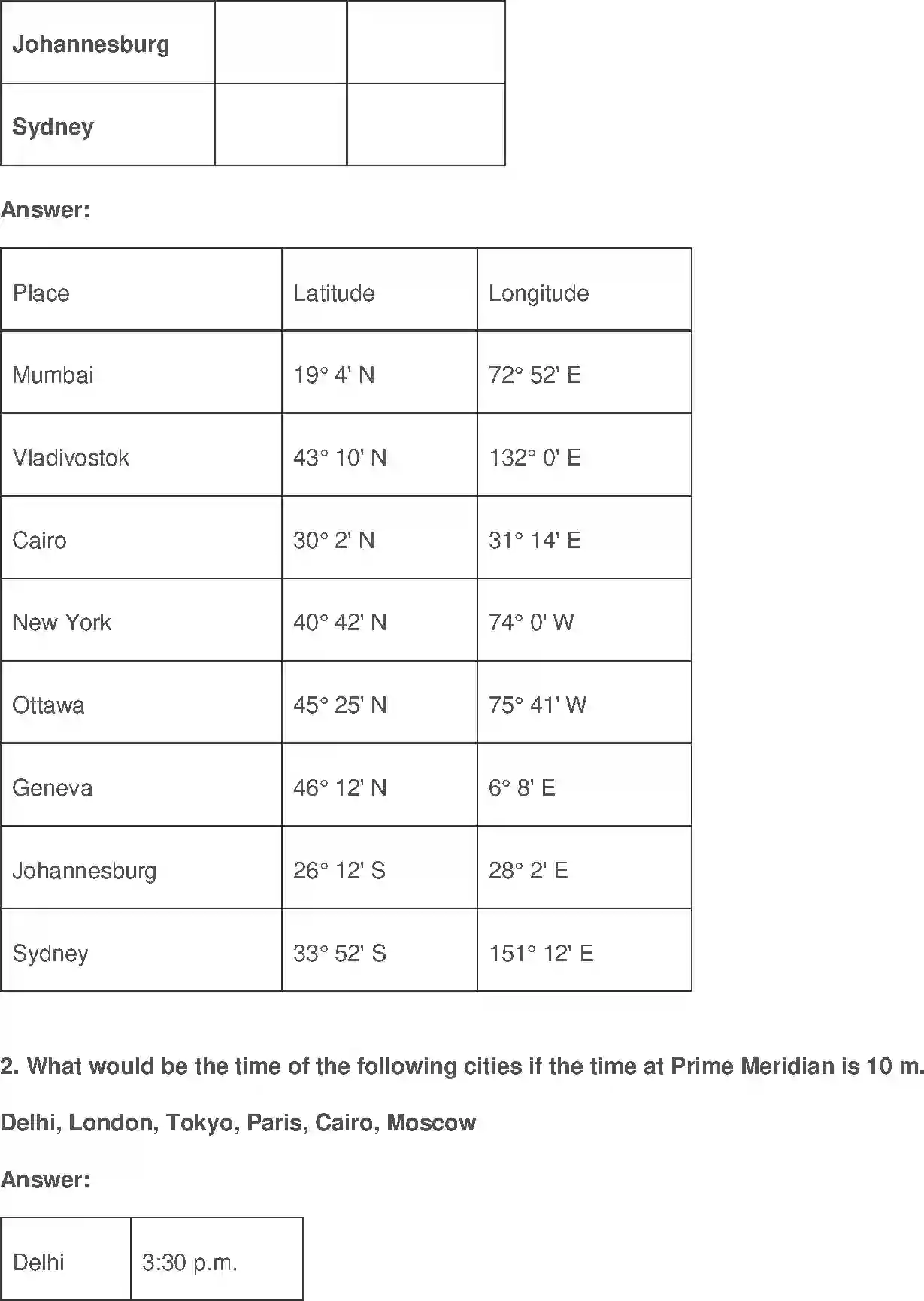 NCERT-Solution-Class-11-Practical-Work-in-Geography-Latitude-Longitude-and-Time-2846-page-3