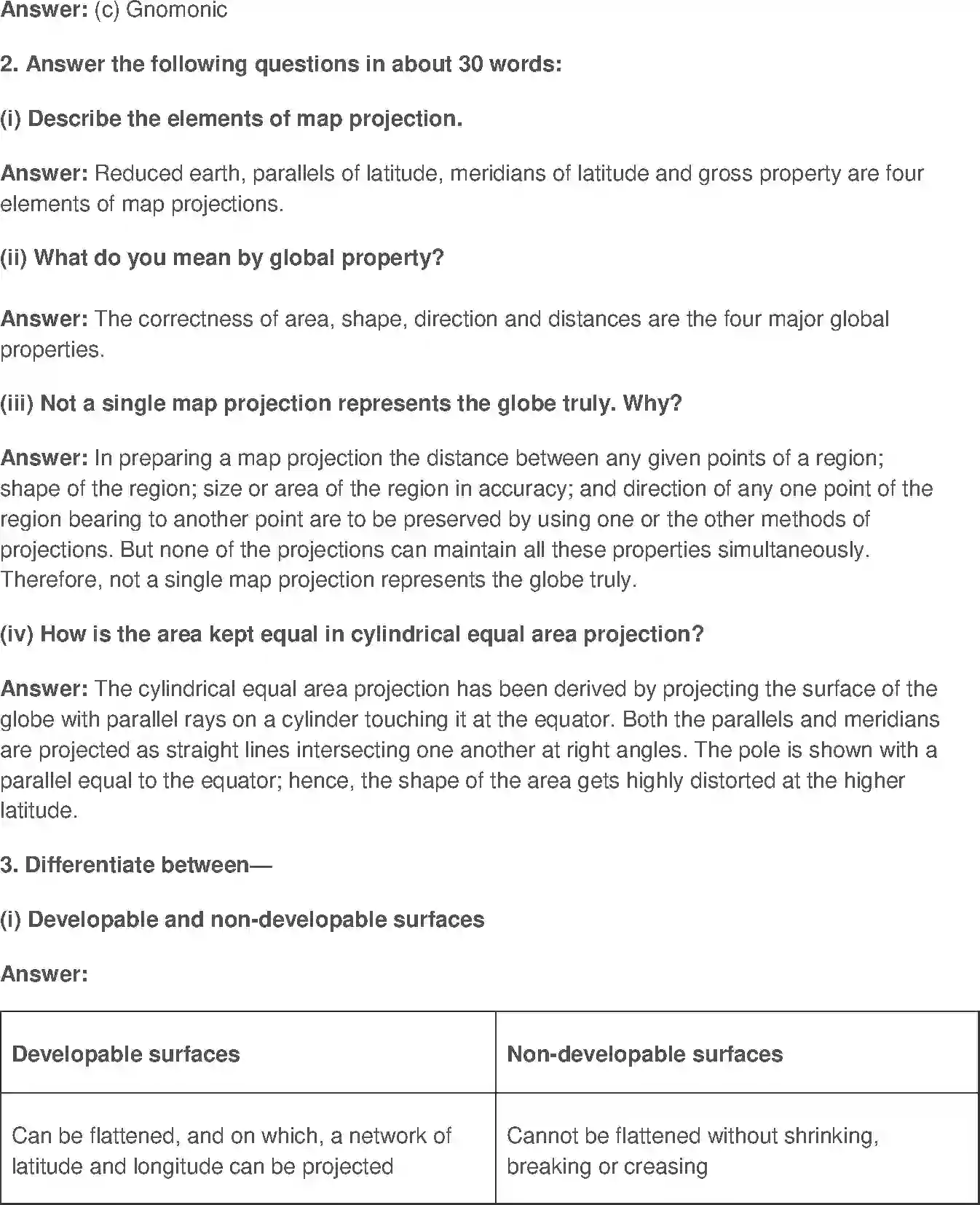 NCERT-Solution-Class-11-Practical-Work-in-Geography-Map-Projections-675-page-2