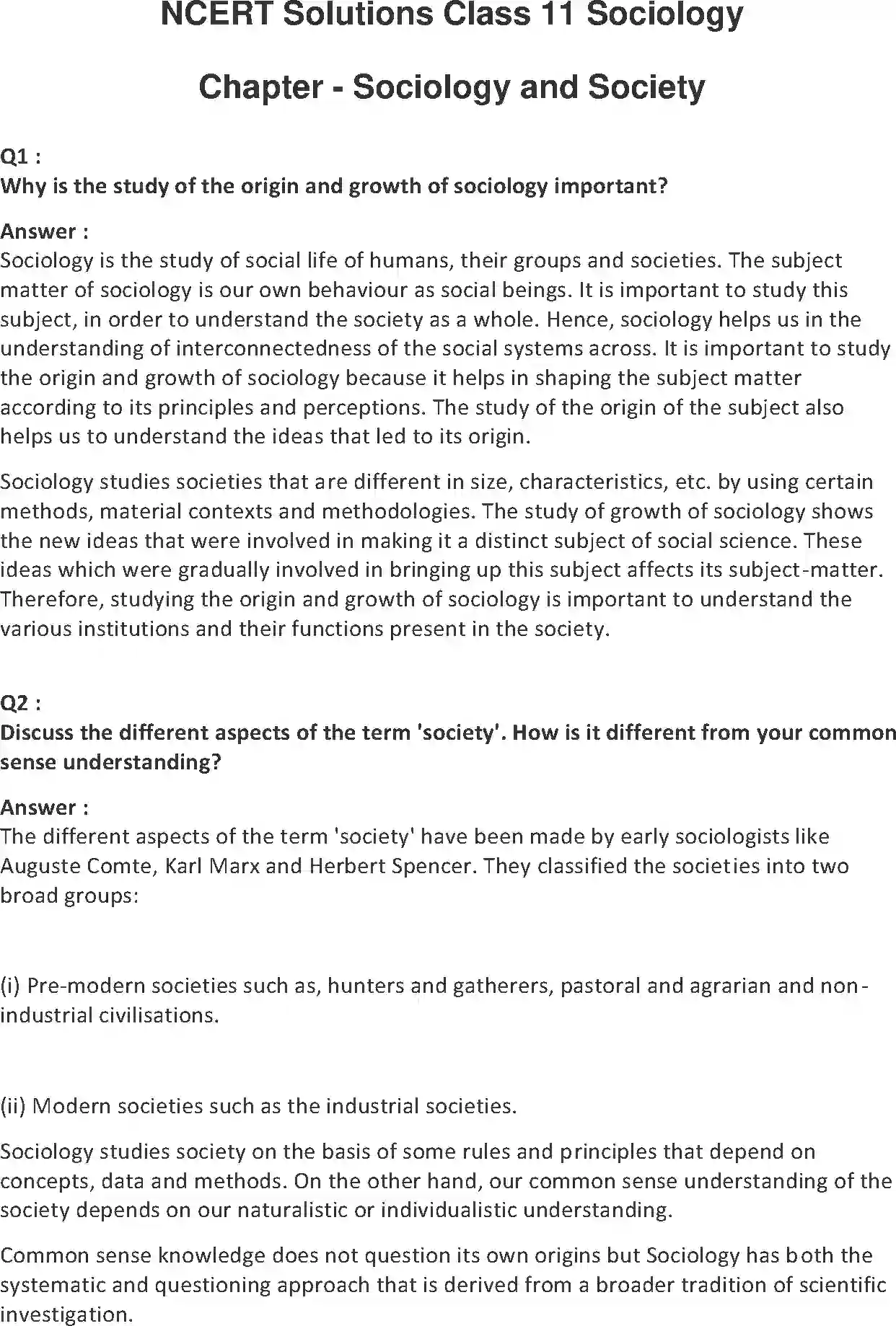 NCERT-Solution-Class-11-Sociology-Sociology-and-Society-615-page-1