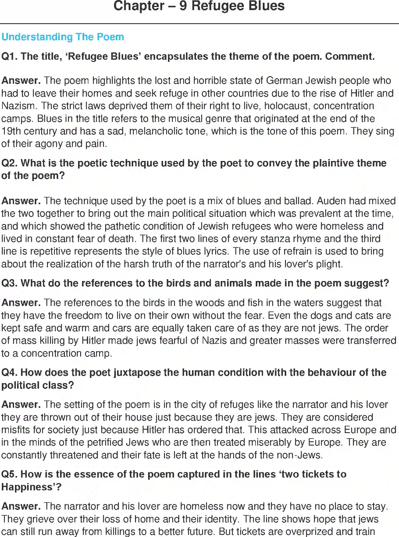 NCERT-Solution-Class-11-Woven-Words-Refugee-Blues--Poetry-4715-page-1