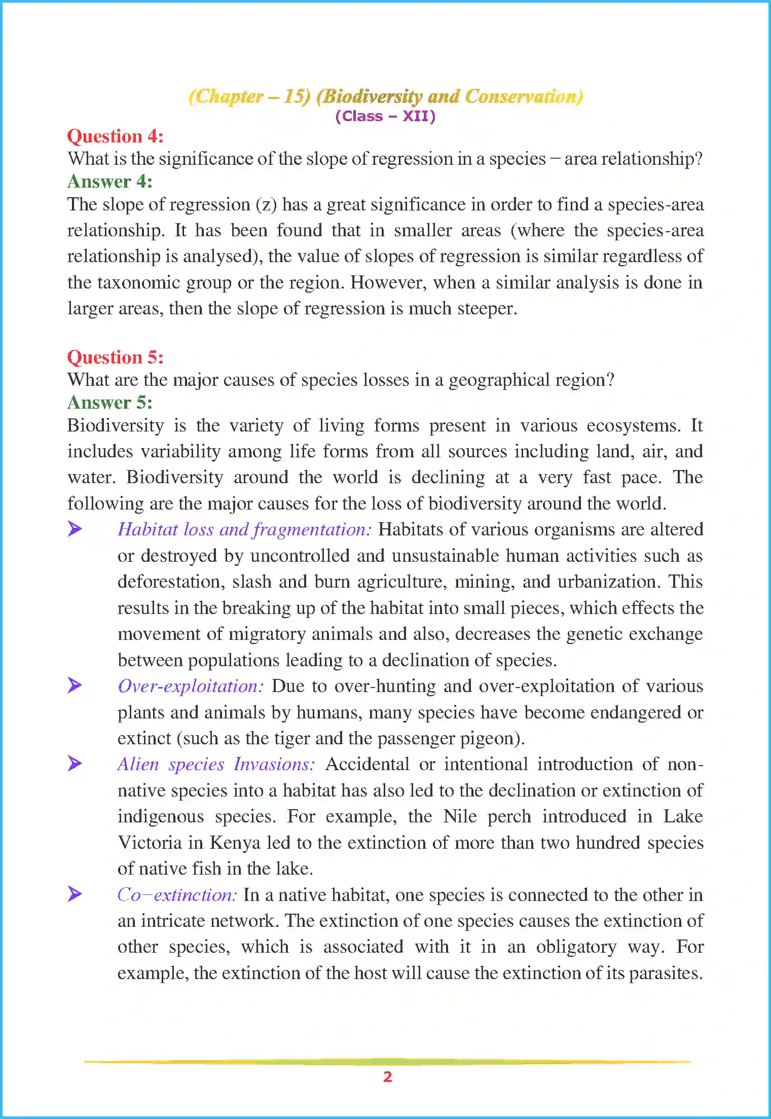 NCERT-Solution-Class-12-Biology-Chapter-15-Biodiversity-and-Conservation-88-page-2