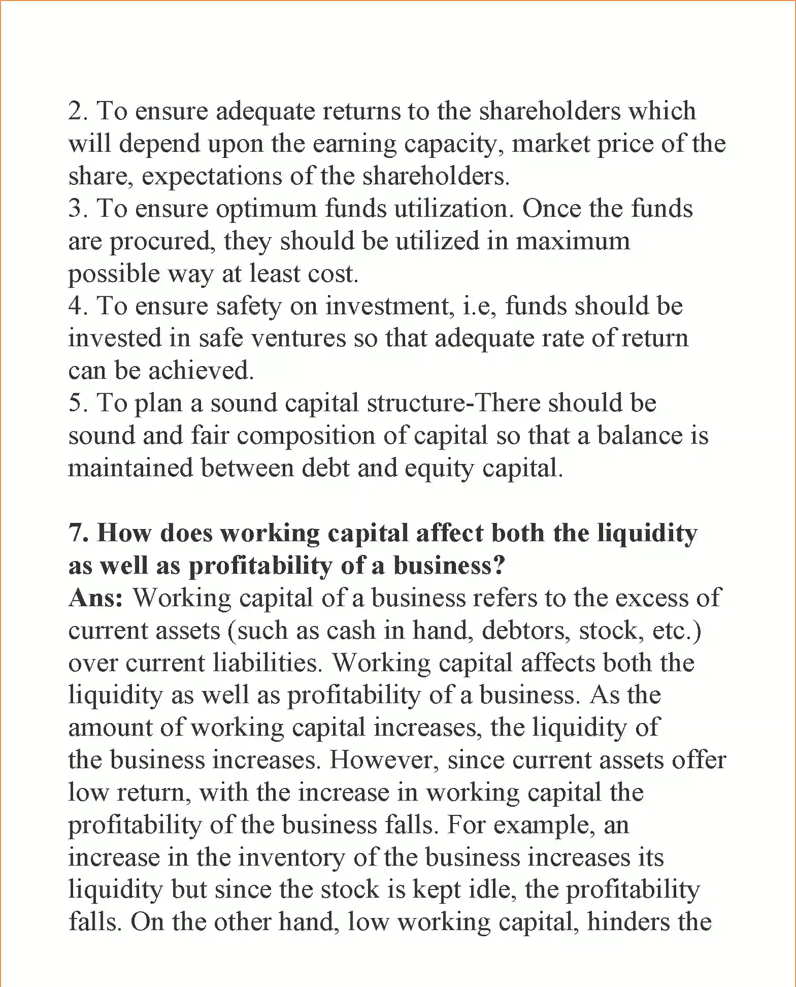 NCERT-Solution-Class-12-Business-Studies-Chapter-9-Finance-And-Management-109-page-12