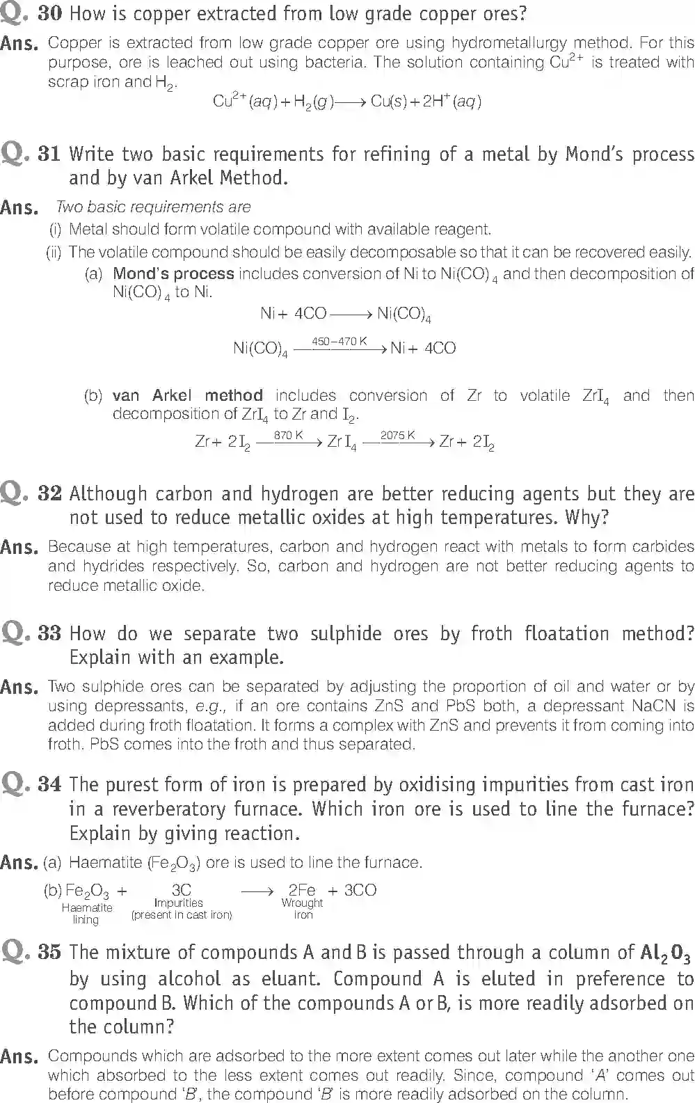NCERT-Solution-Class-12-Chemistry-Exemplar-General-Principle-and--Processes-of-Isolation-of-Elements-306-page-10
