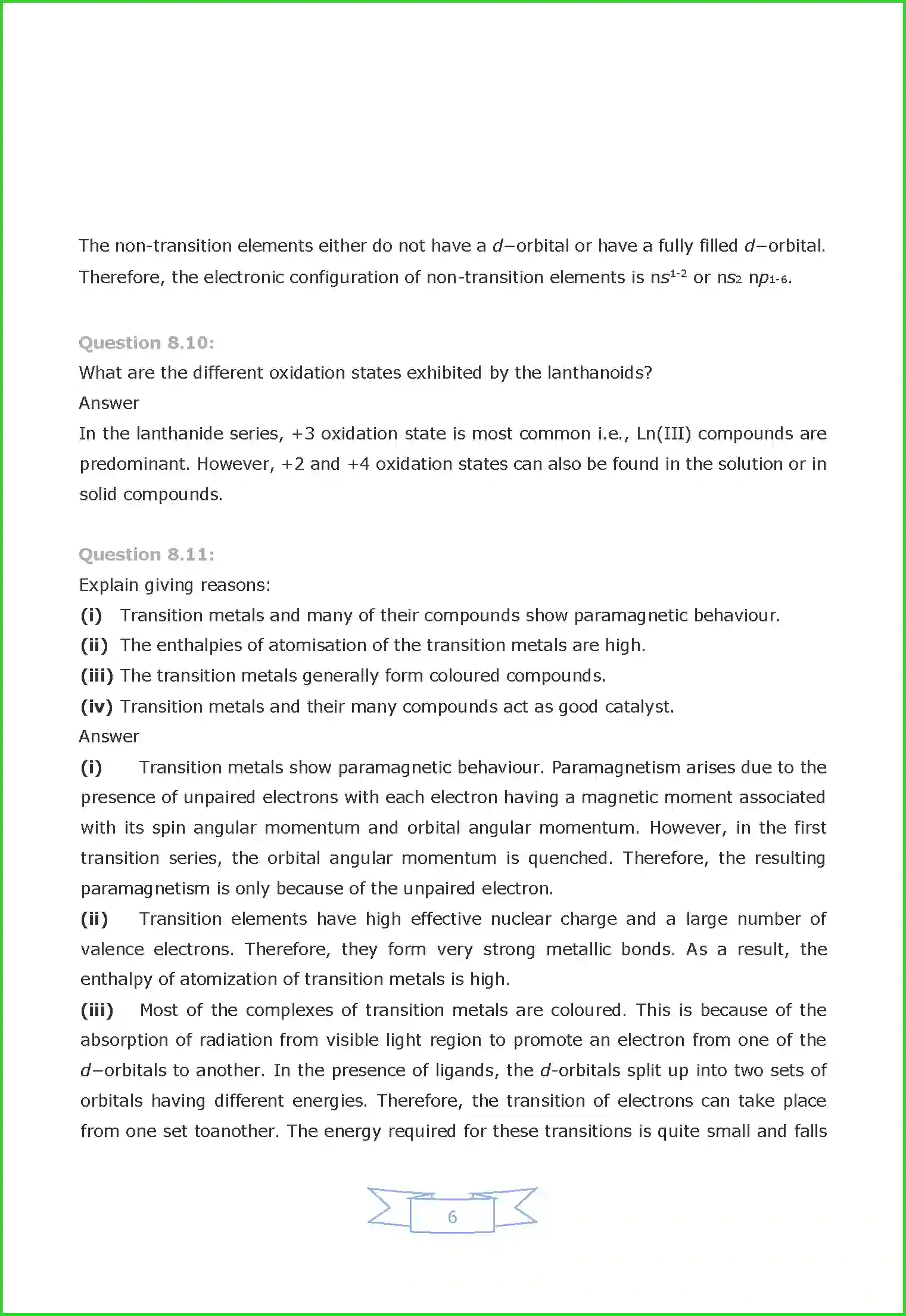 NCERT-Solution-Class-12-Chemistry-d-and-f-Block-Elements-57-page-6