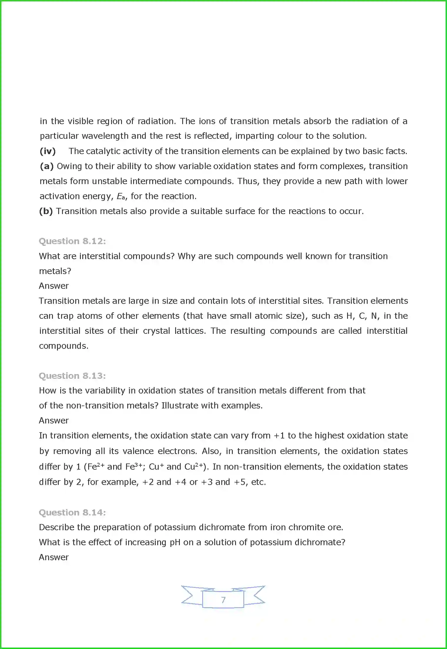 NCERT-Solution-Class-12-Chemistry-d-and-f-Block-Elements-57-page-7