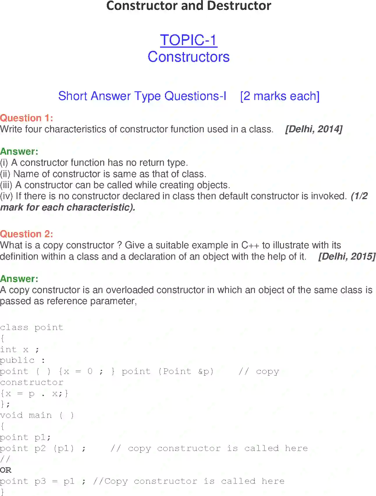 NCERT-Solution-Class-12-Computer-Science-C-Constructor-and--Destructor-218-page-1