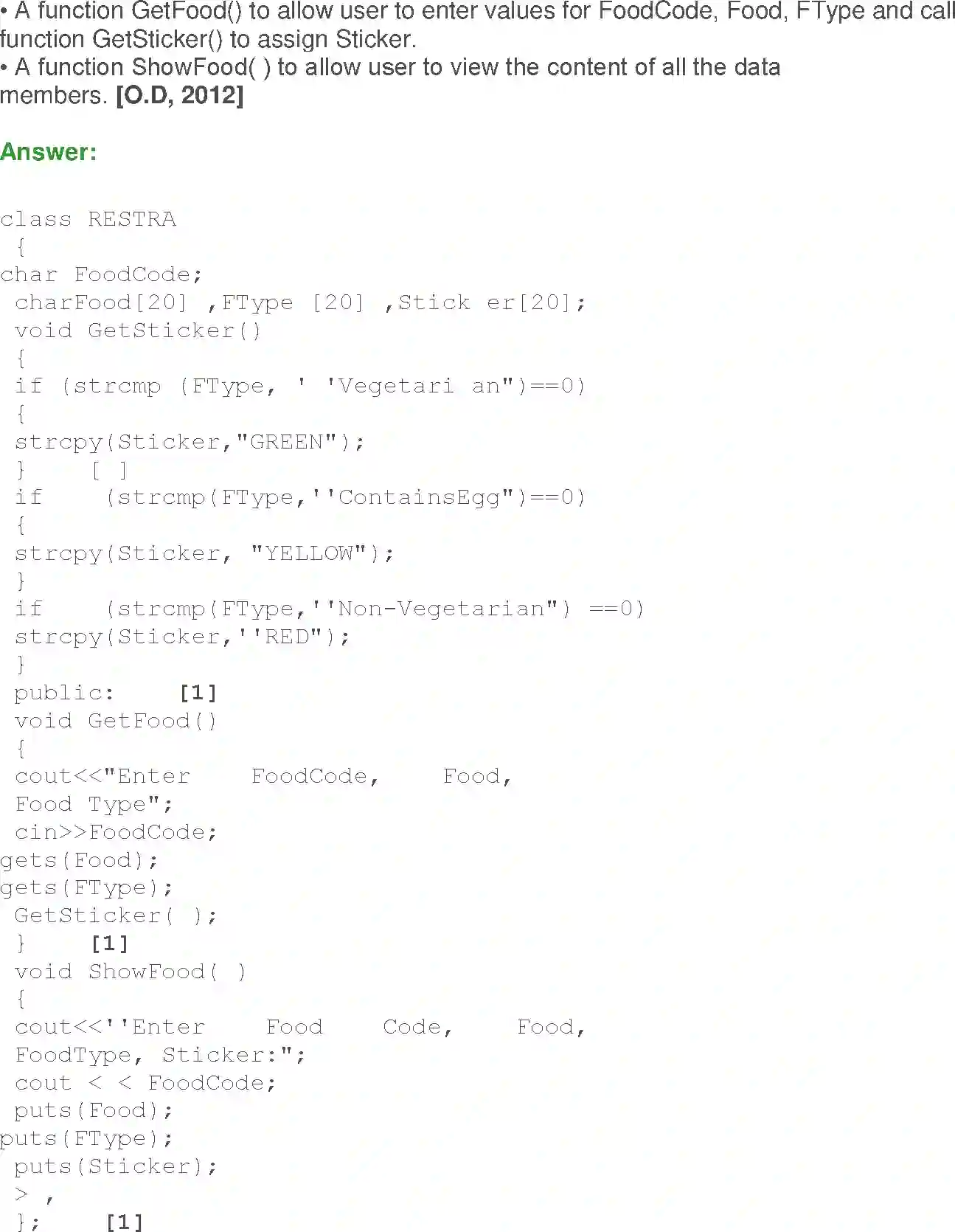 NCERT-Solution-Class-12-Computer-Science-C-Implementation-of-OOP-Concepts-in-C-217-page-24