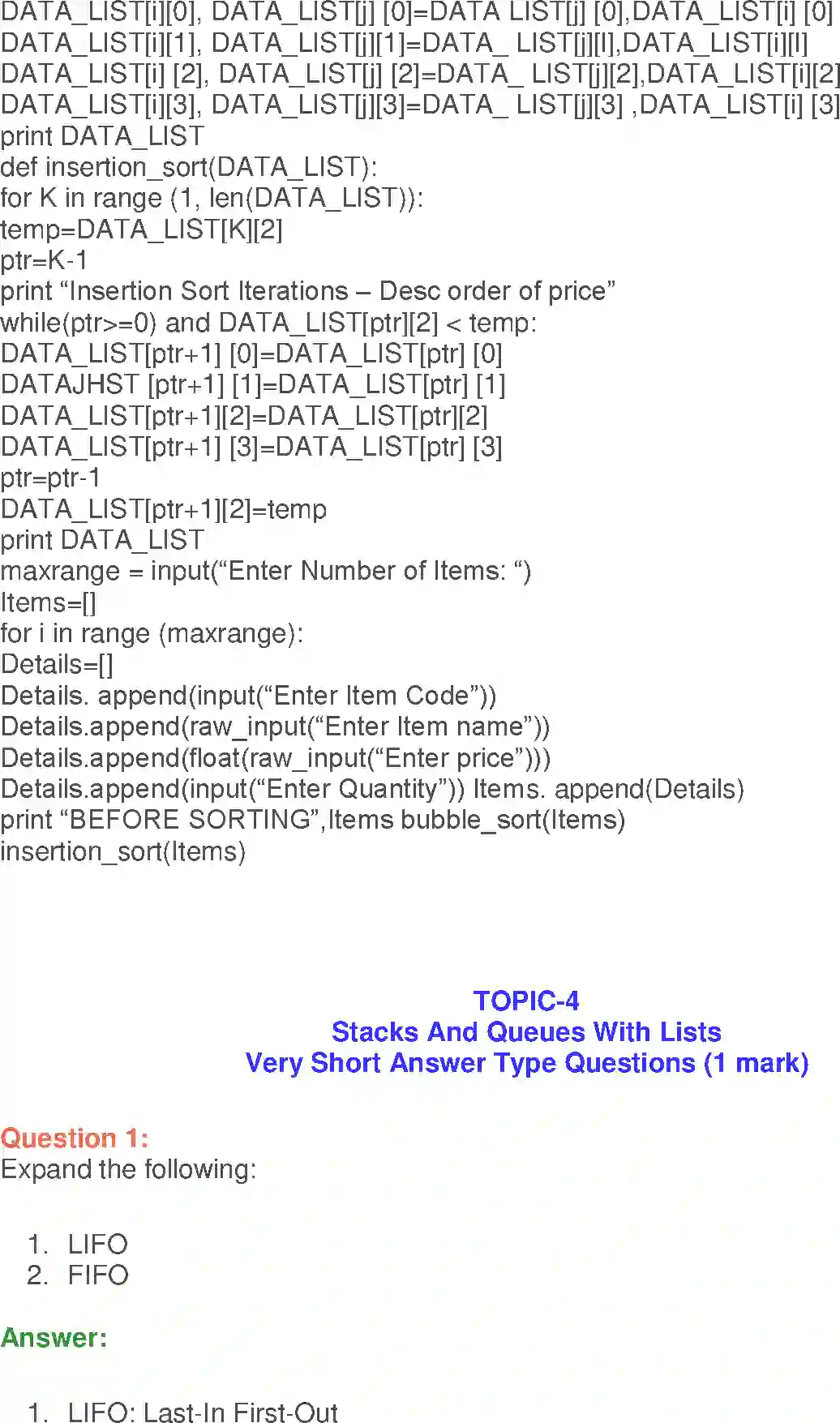NCERT-Solution-Class-12-Computer-Science-Python-Lists-Manipulation-and-Implementation-245-page-12