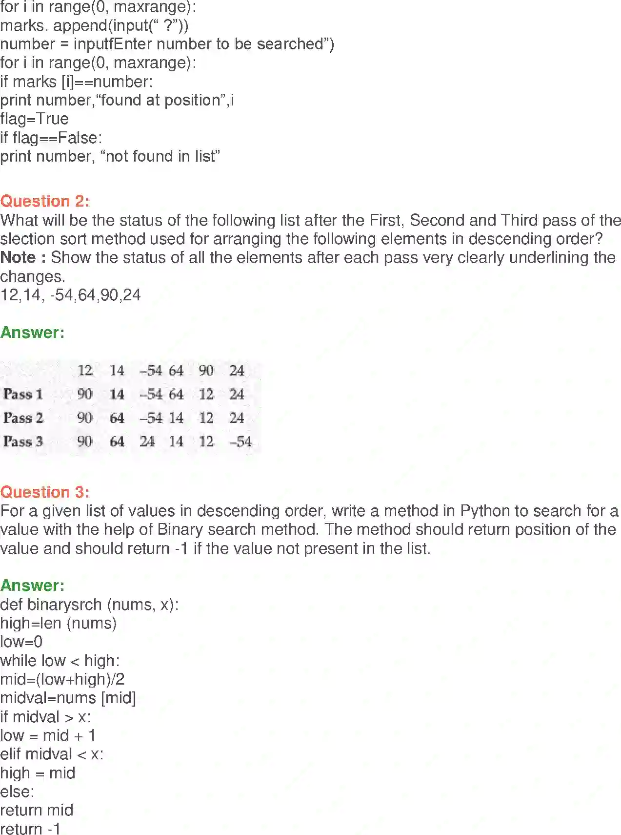 NCERT-Solution-Class-12-Computer-Science-Python-Lists-Manipulation-and-Implementation-245-page-3