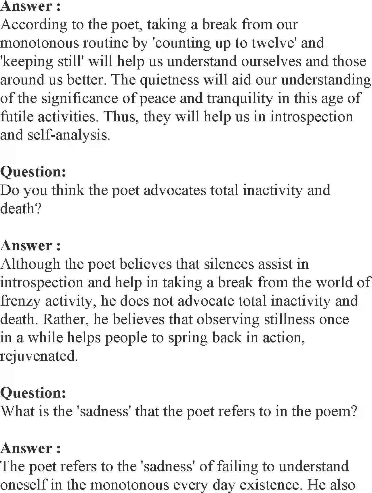 NCERT-Solution-Class-12-English-Flamingo-Chapter-11-Keeping-Quiet-239-page-2
