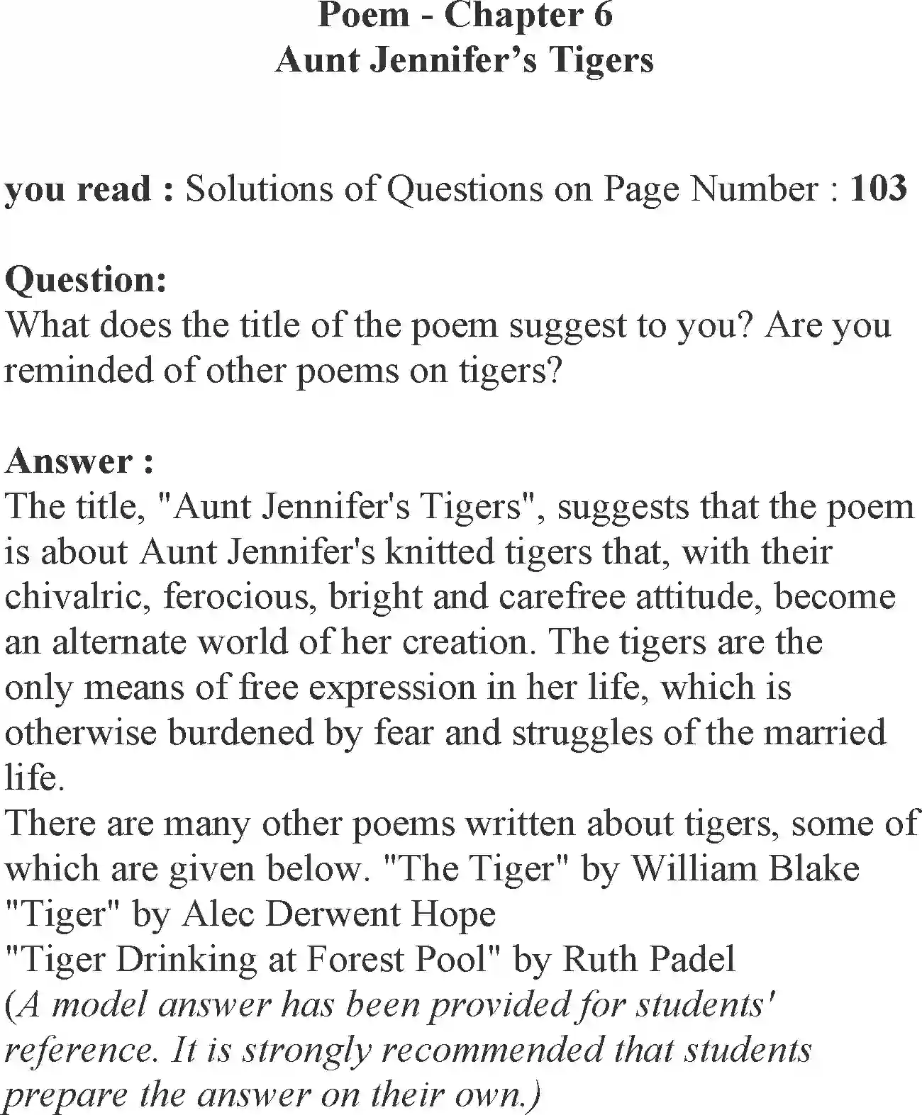 NCERT-Solution-Class-12-English-Flamingo-Chapter-14-Aunt-Jennifer’s-Tigers-242-page-1