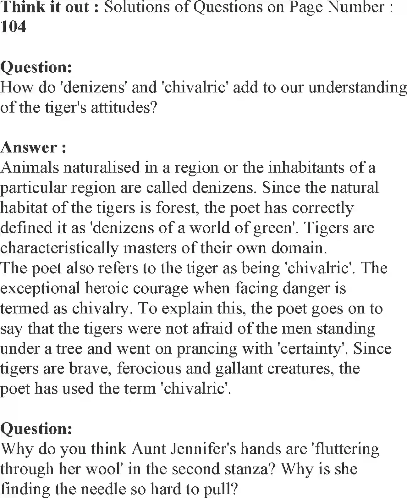 NCERT-Solution-Class-12-English-Flamingo-Chapter-14-Aunt-Jennifer’s-Tigers-242-page-2