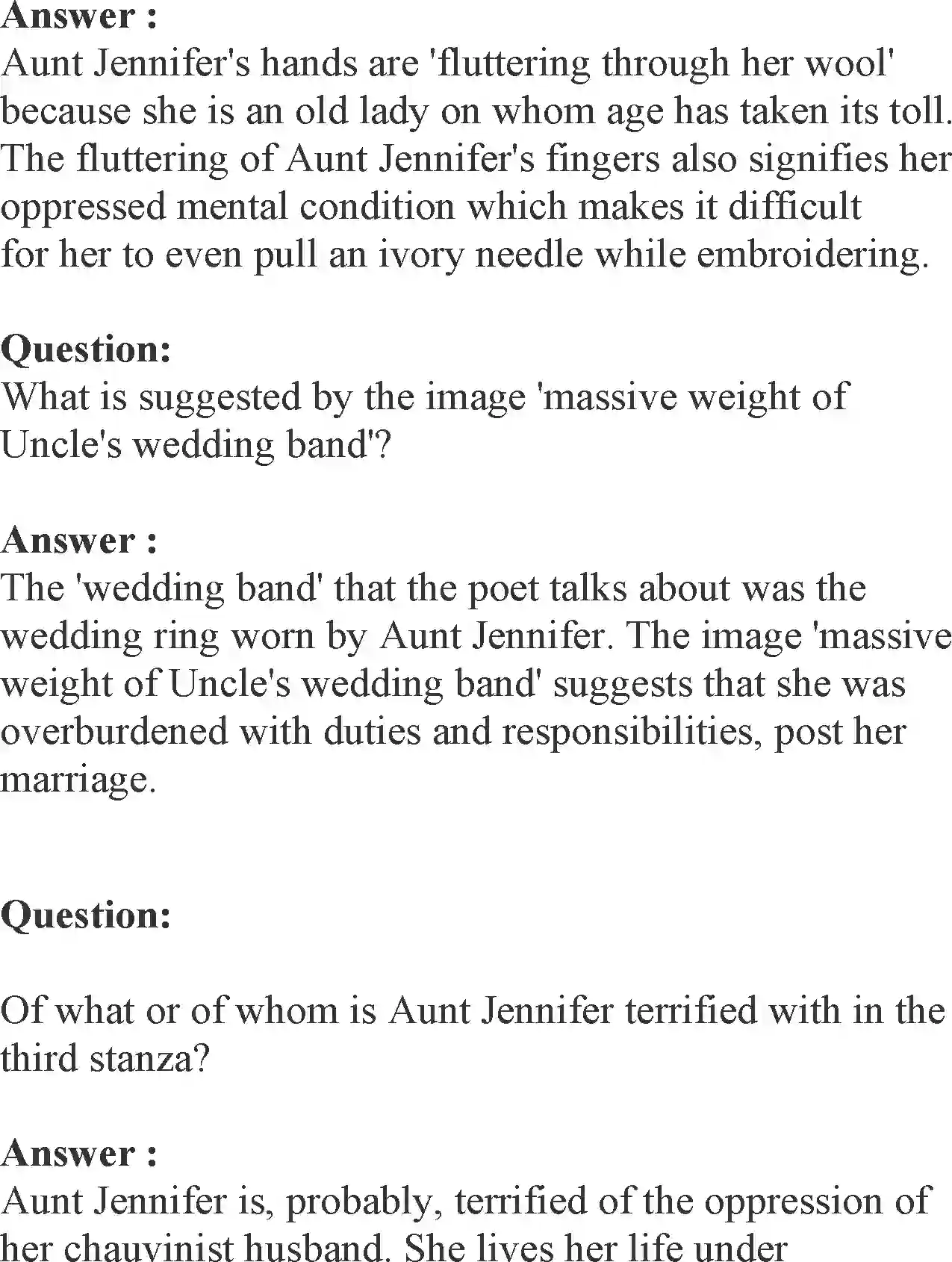 NCERT-Solution-Class-12-English-Flamingo-Chapter-14-Aunt-Jennifer’s-Tigers-242-page-3