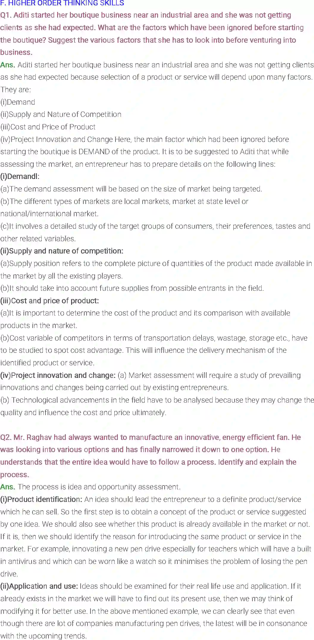 NCERT-Solution-Class-12-Entrepreneurship-Chapter-1-Entrepreneurial-Opportunity-114-page-12