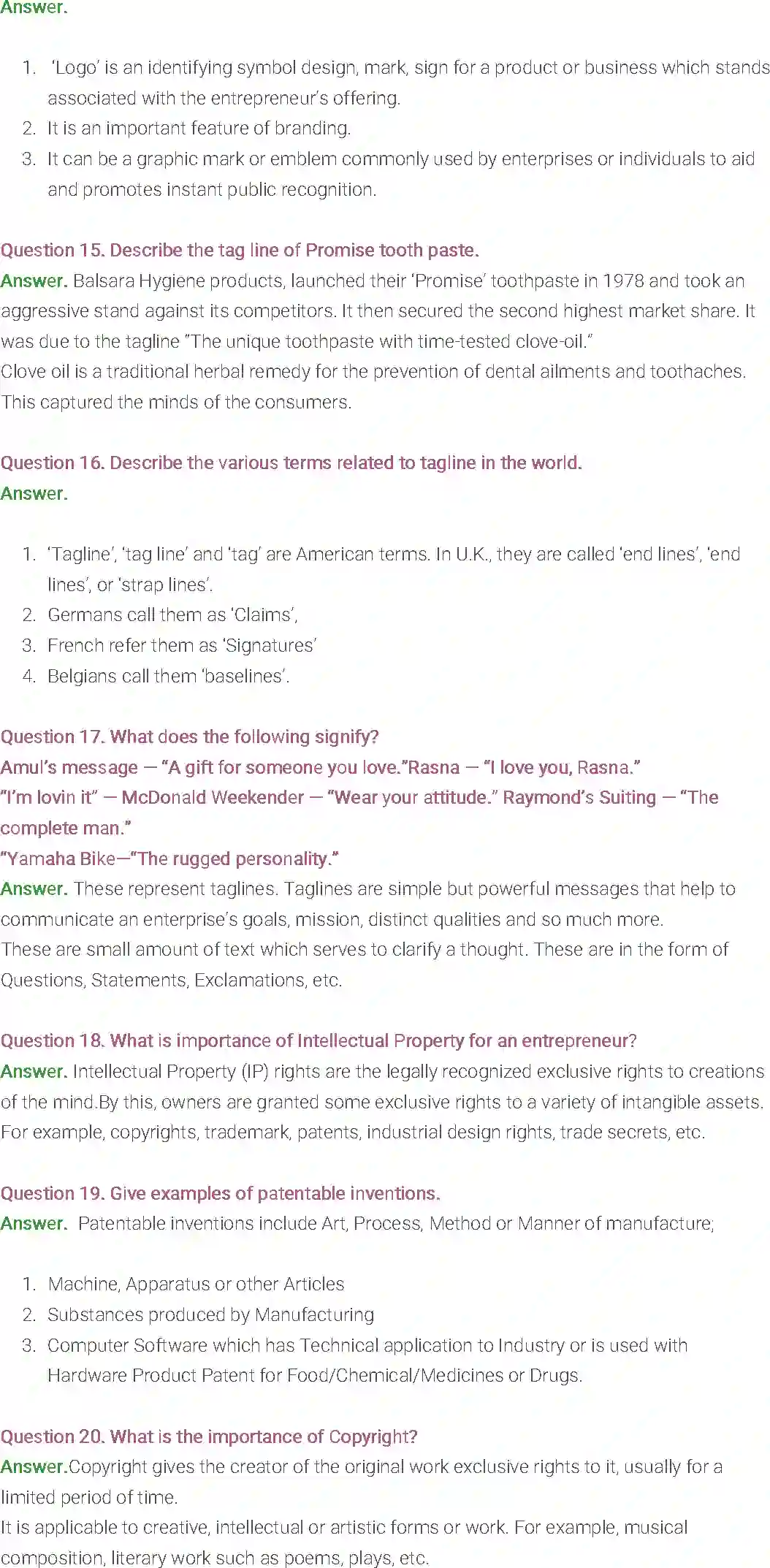 NCERT-Solution-Class-12-Entrepreneurship-Chapter-3-Enterprise-Marketing-116-page-20