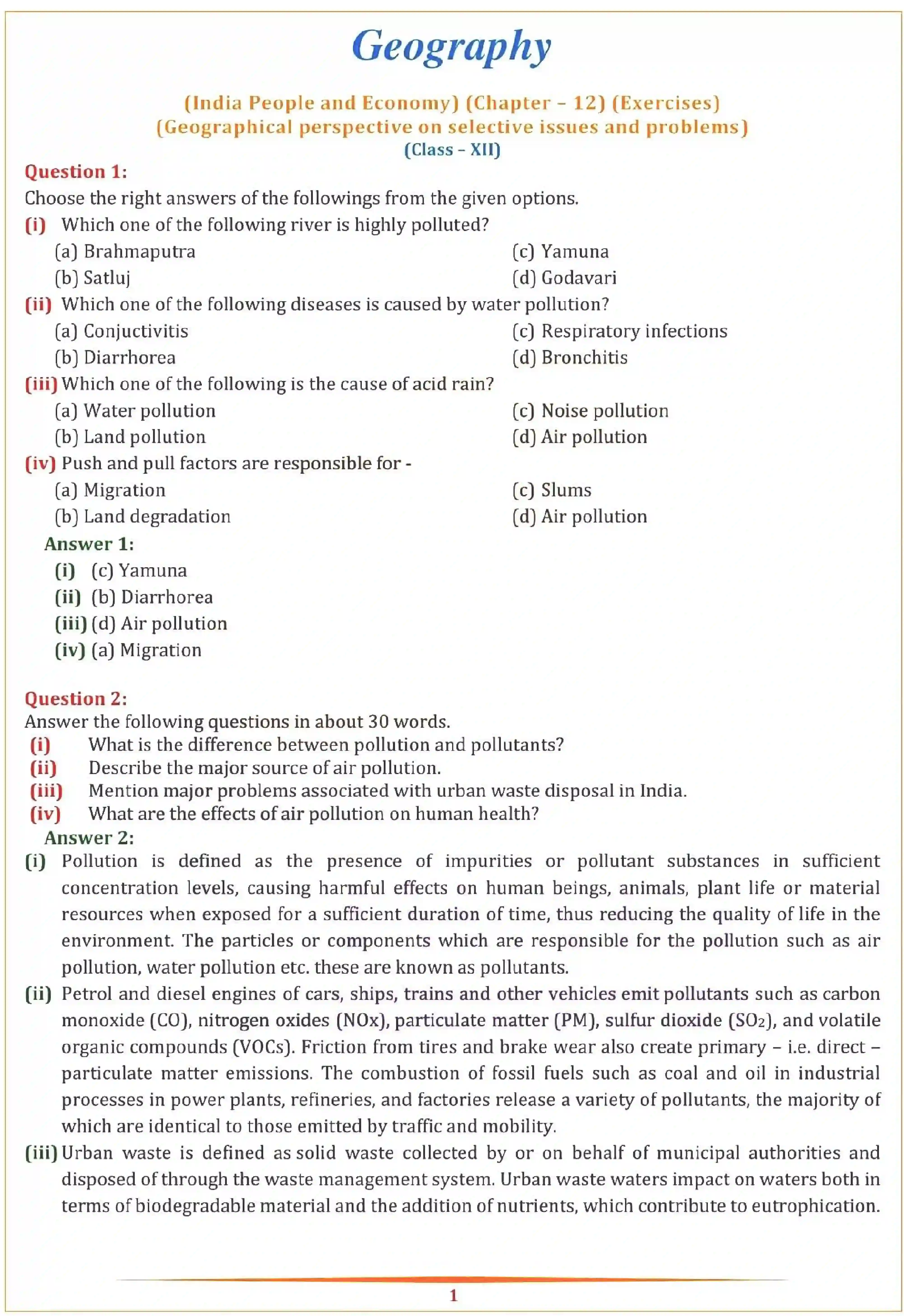 NCERT-Solution-Class-12-Geography-Chapter-12-Geographical-Perspective-on-Selected-Issues-and--Problems-156-page-1