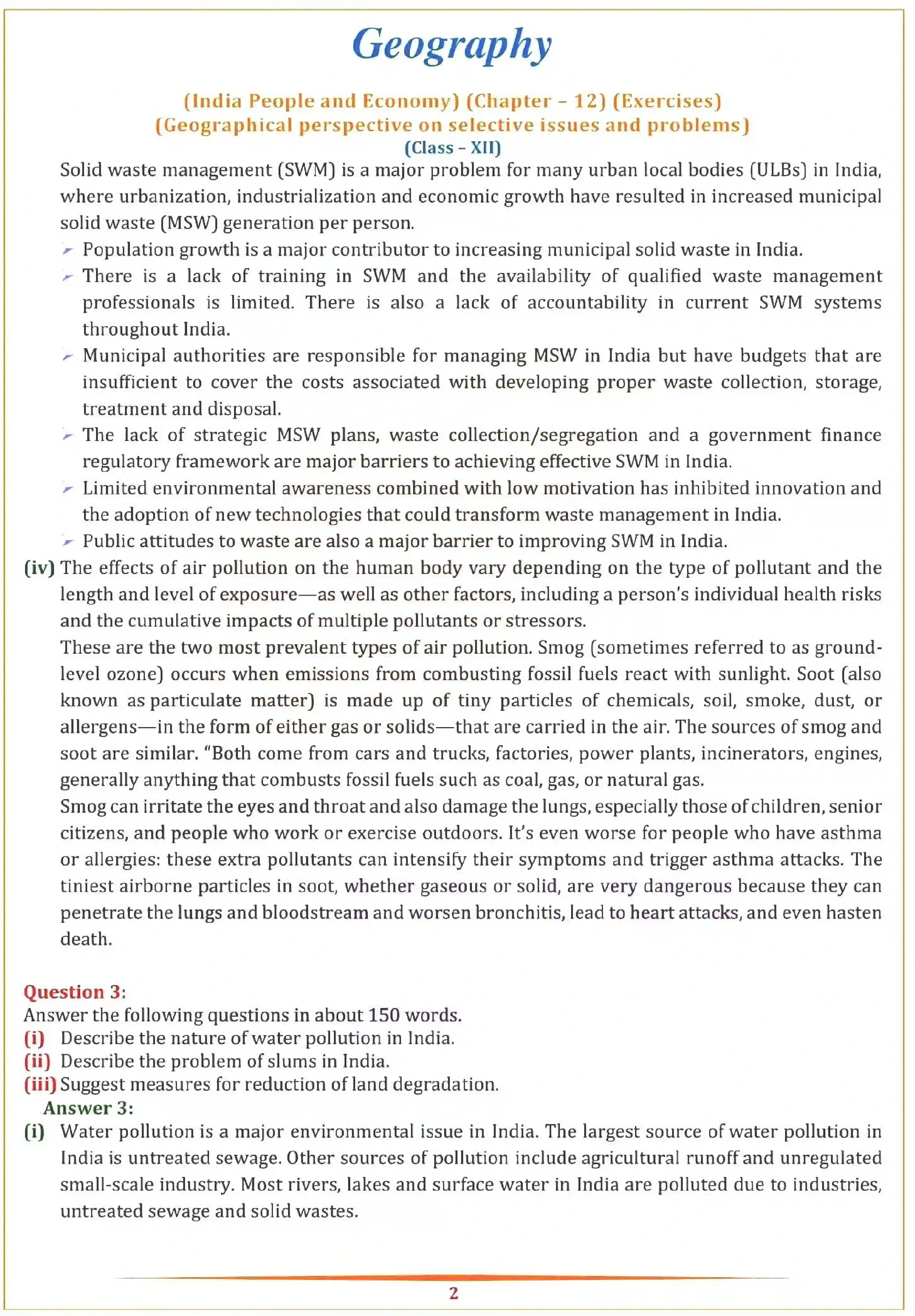 NCERT-Solution-Class-12-Geography-Chapter-12-Geographical-Perspective-on-Selected-Issues-and--Problems-156-page-2