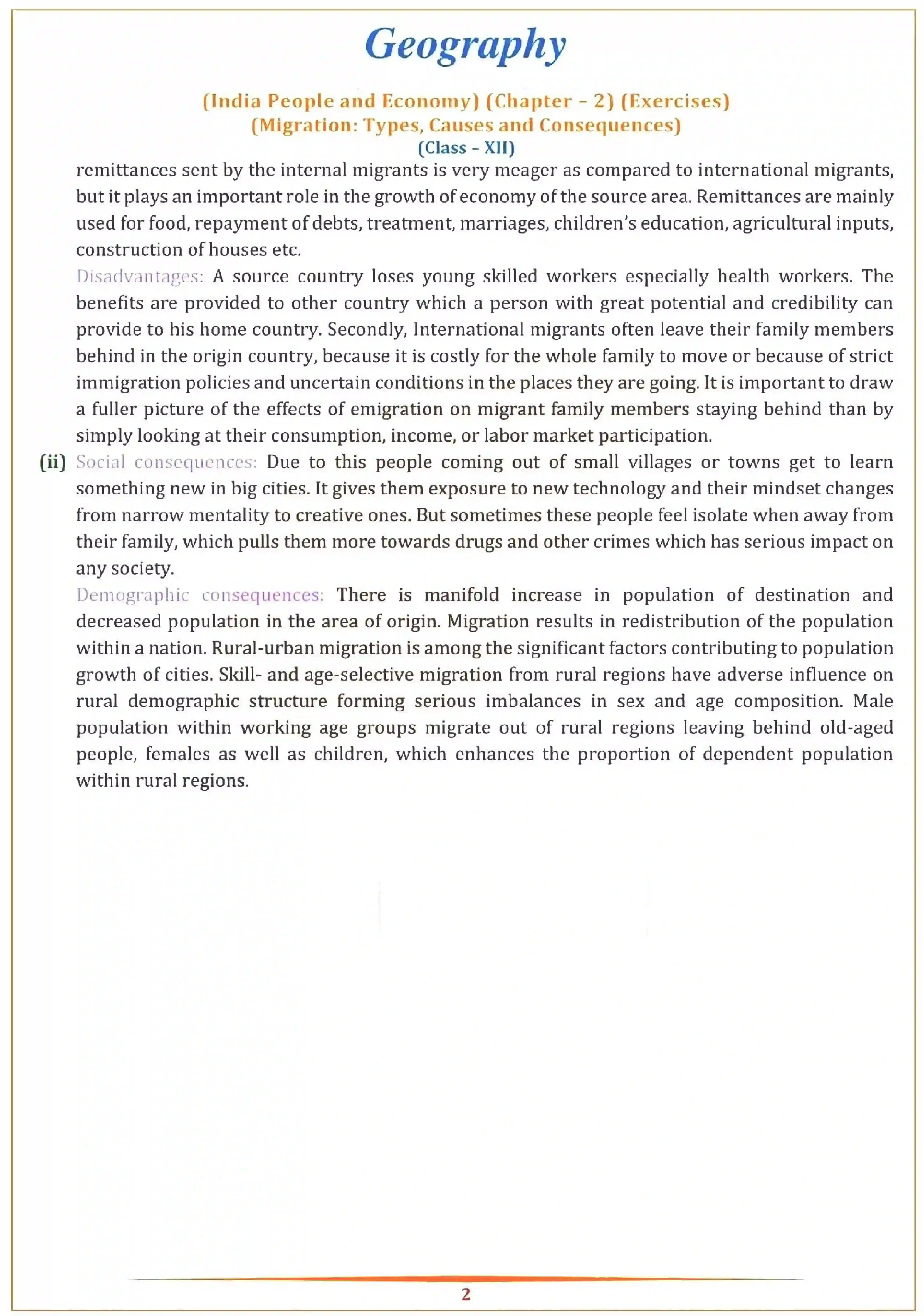 NCERT-Solution-Class-12-Geography-Chapter-2-Migration-Types-Causes-and--Consequences-2318-page-2