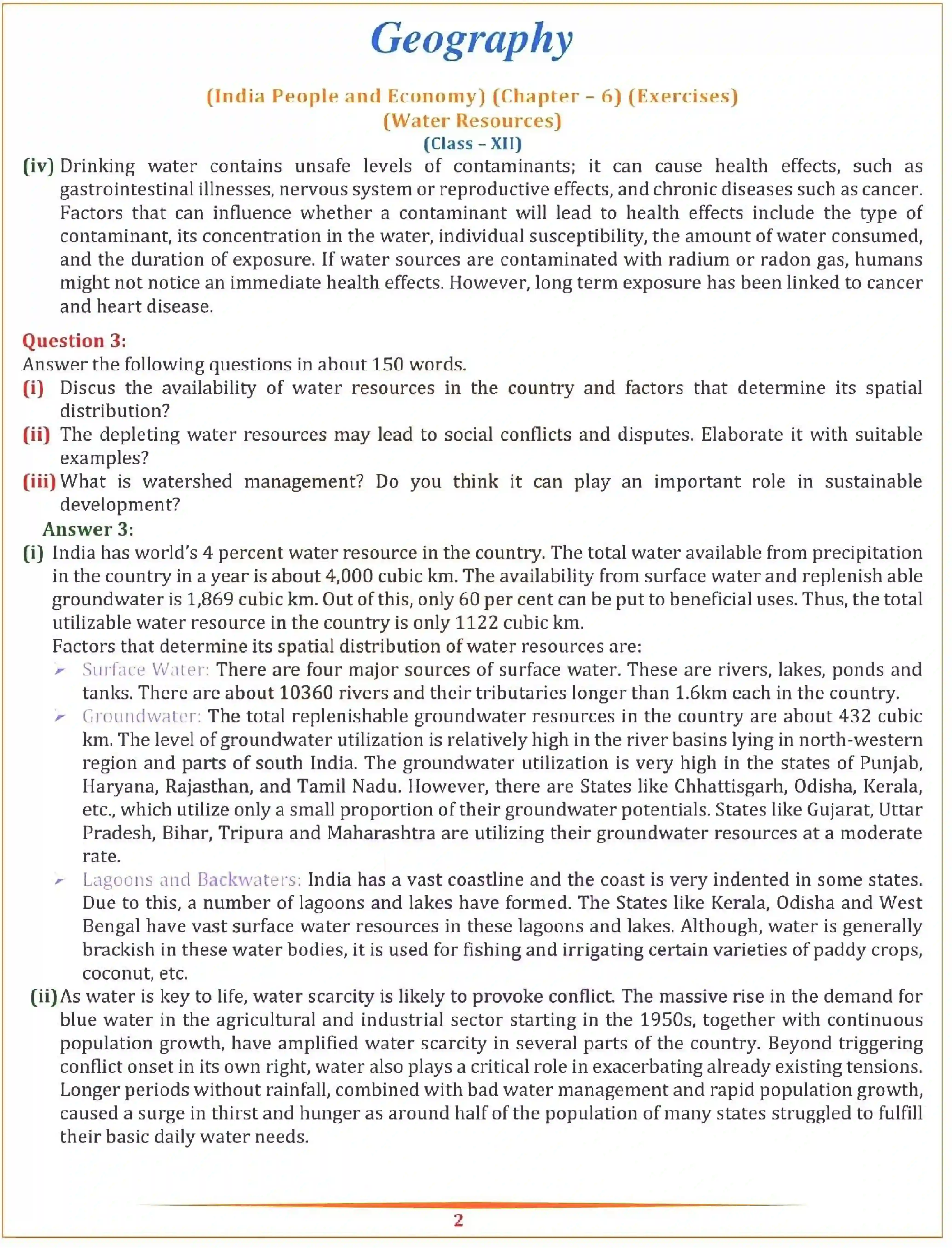 NCERT-Solution-Class-12-Geography-Chapter-6-Water-Resources-2322-page-2