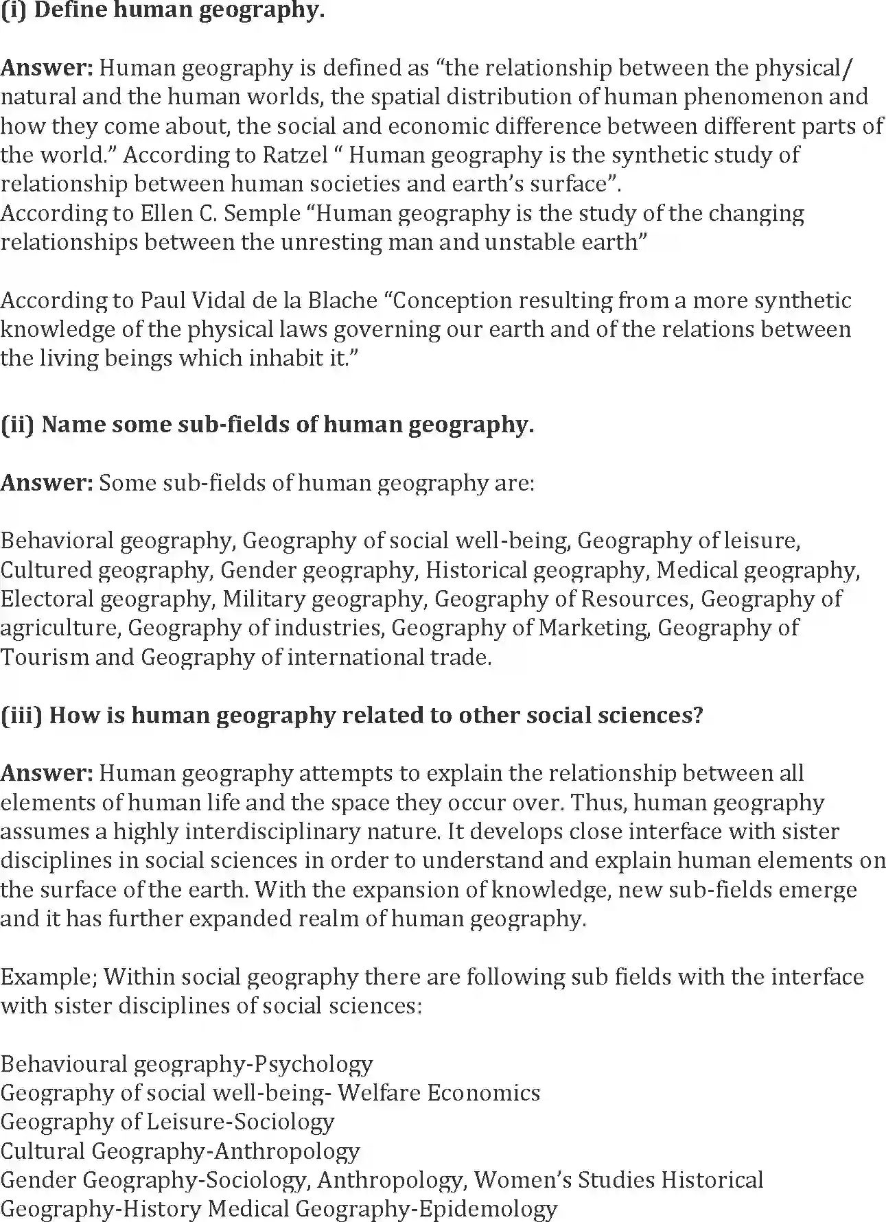 NCERT-Solution-Class-12-Geography-Fundamentals-of-Human-Geography-Human-Geography-Nature-and-Scope-2307-page-2