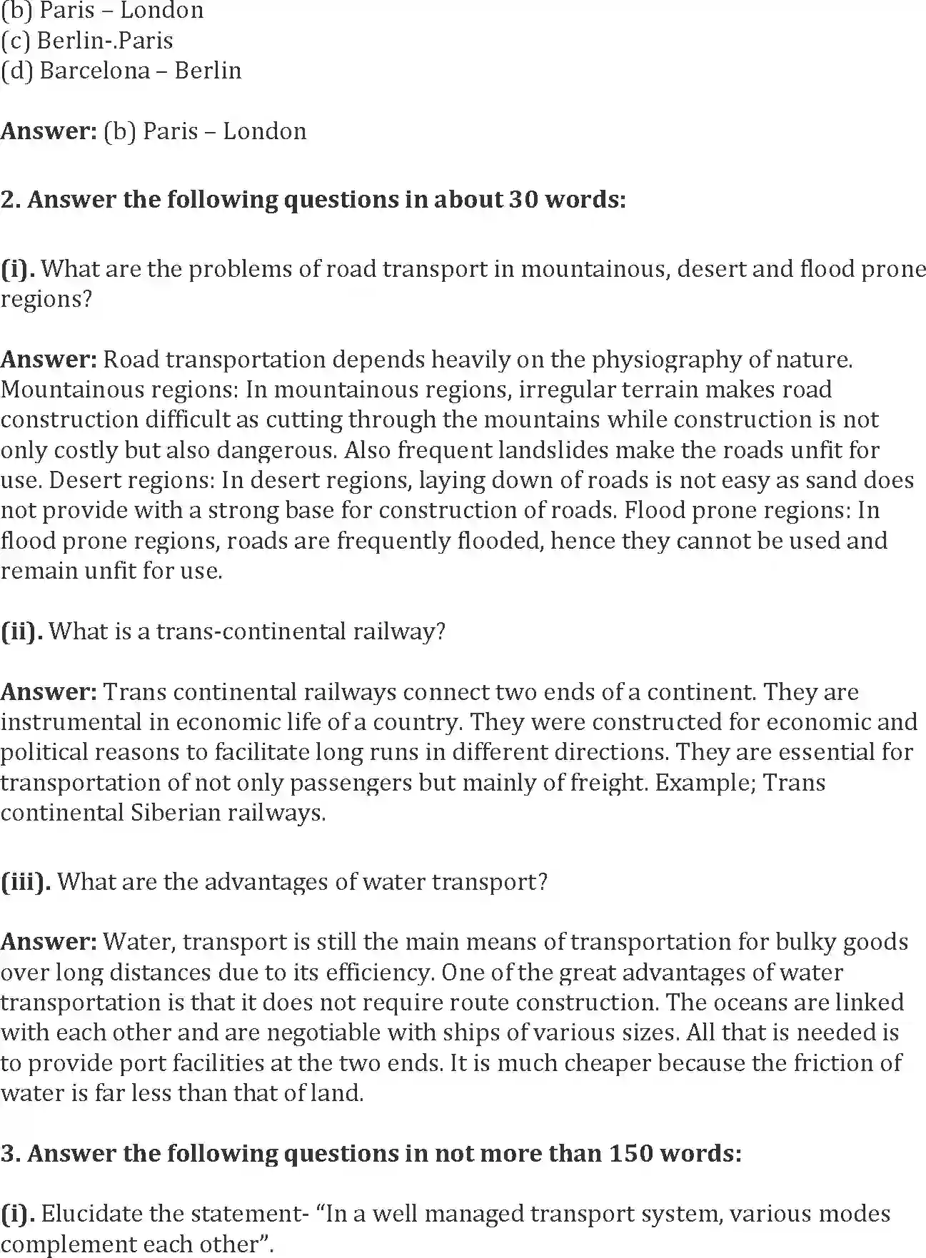 NCERT-Solution-Class-12-Geography-Fundamentals-of-Human-Geography-Transport-and-Communication-142-page-2