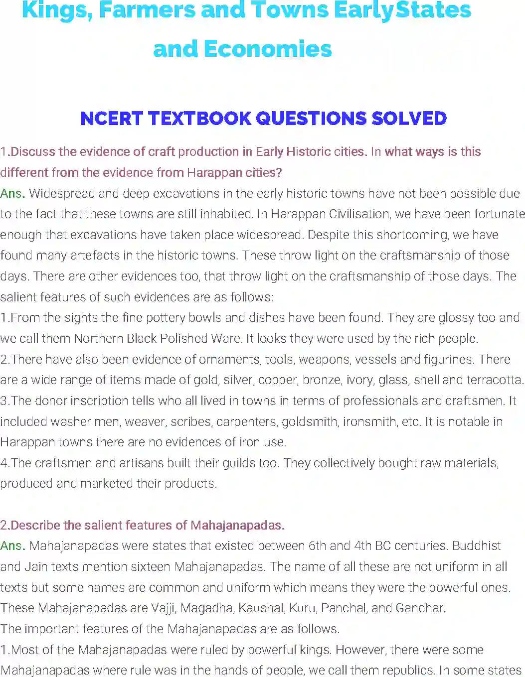NCERT-Solution-Class-12-History-Chapter-2-Kings-Farmers-and-Towns-Early-States-and-Economies-2293-page-1