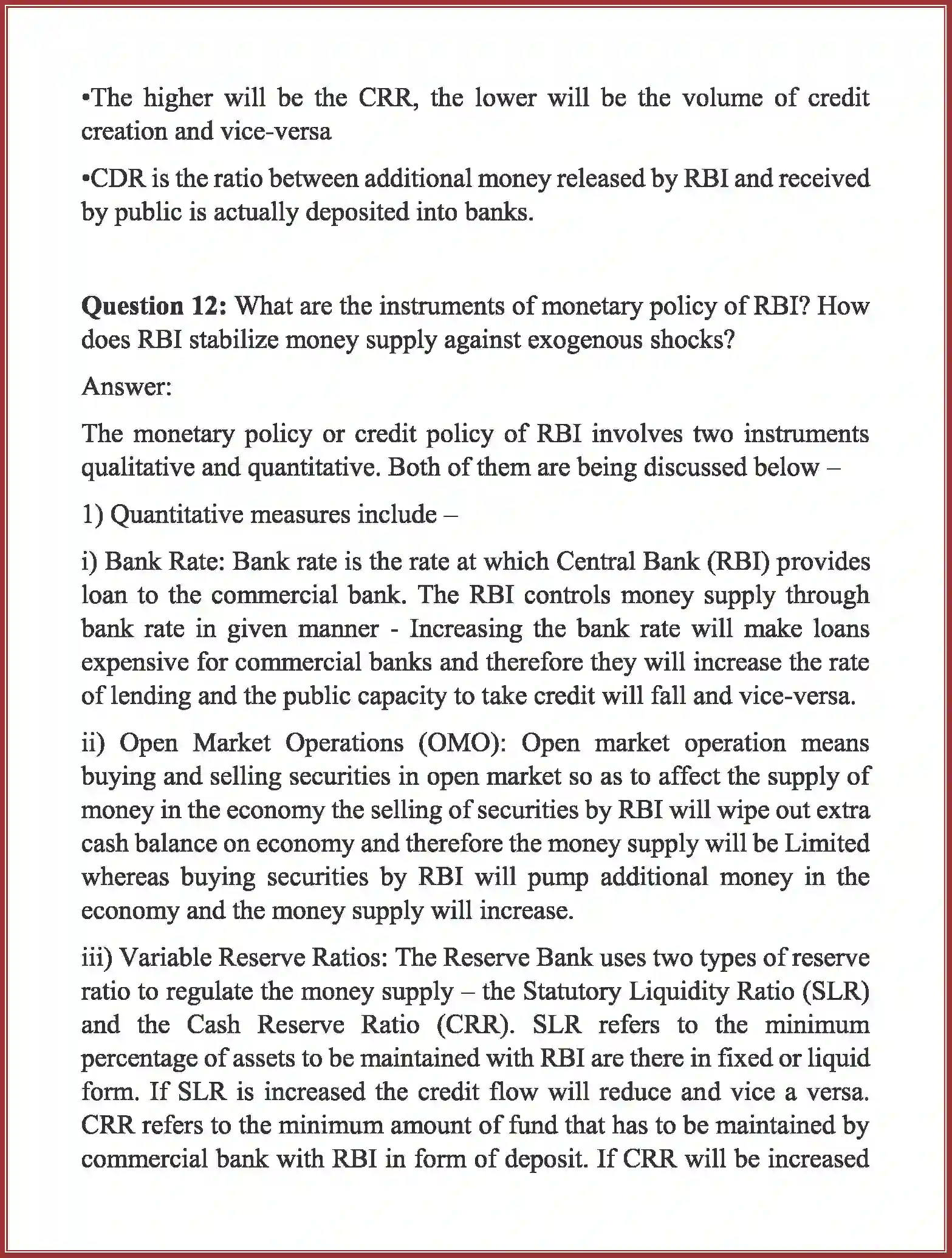 NCERT-Solution-Class-12-Macro-Economics-Chapter-3-Money-And-Banking-165-page-11