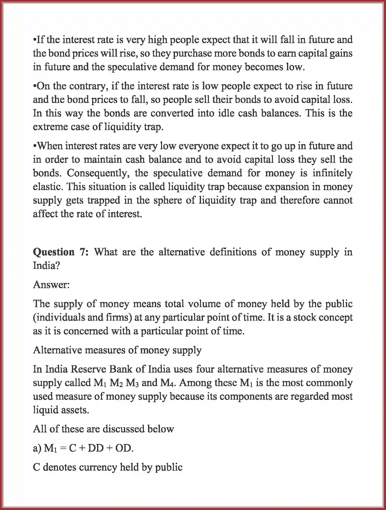 NCERT-Solution-Class-12-Macro-Economics-Chapter-3-Money-And-Banking-165-page-6