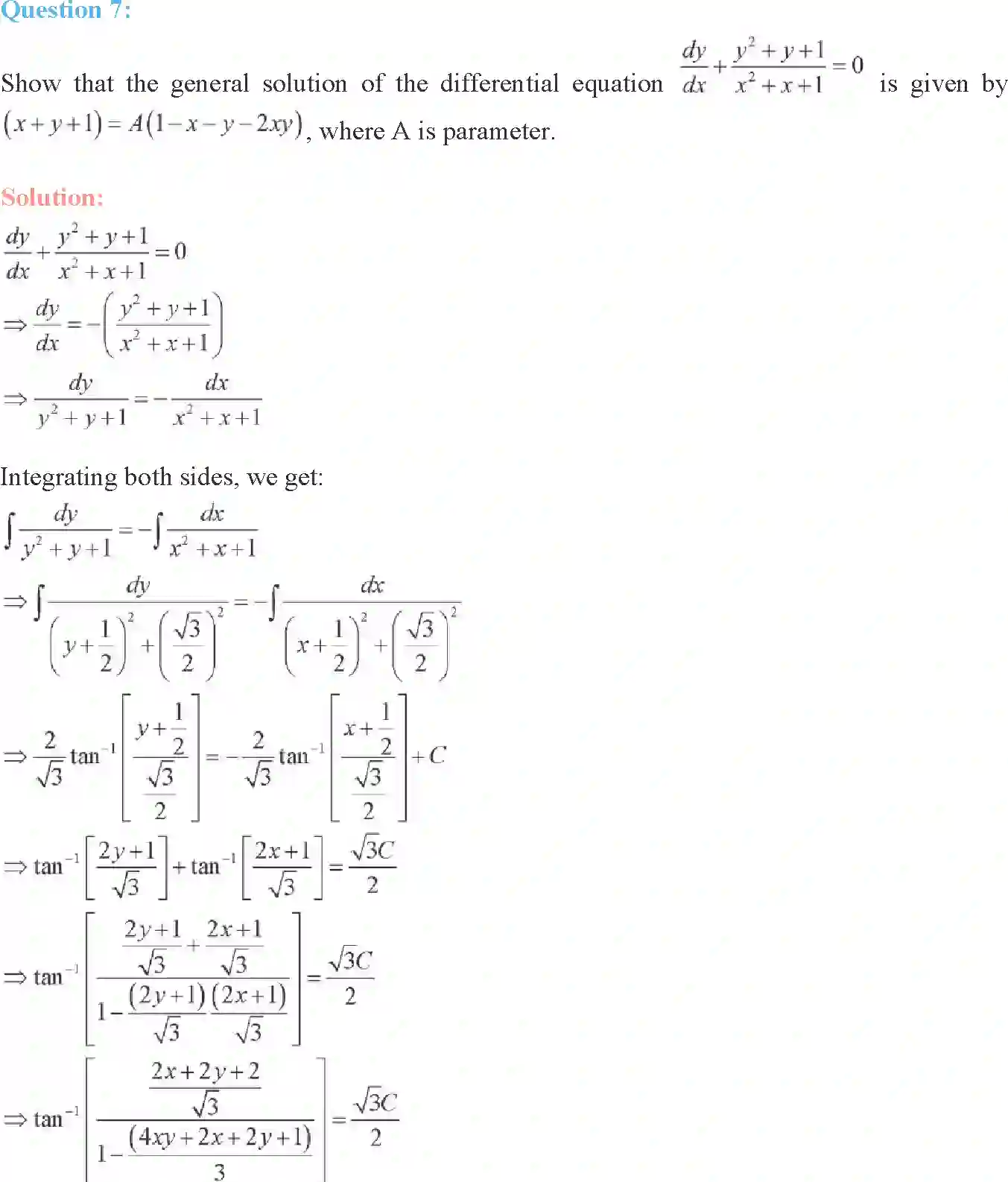 NCERT-Solution-Class-12-Maths-Differential-Equations-9-page-90