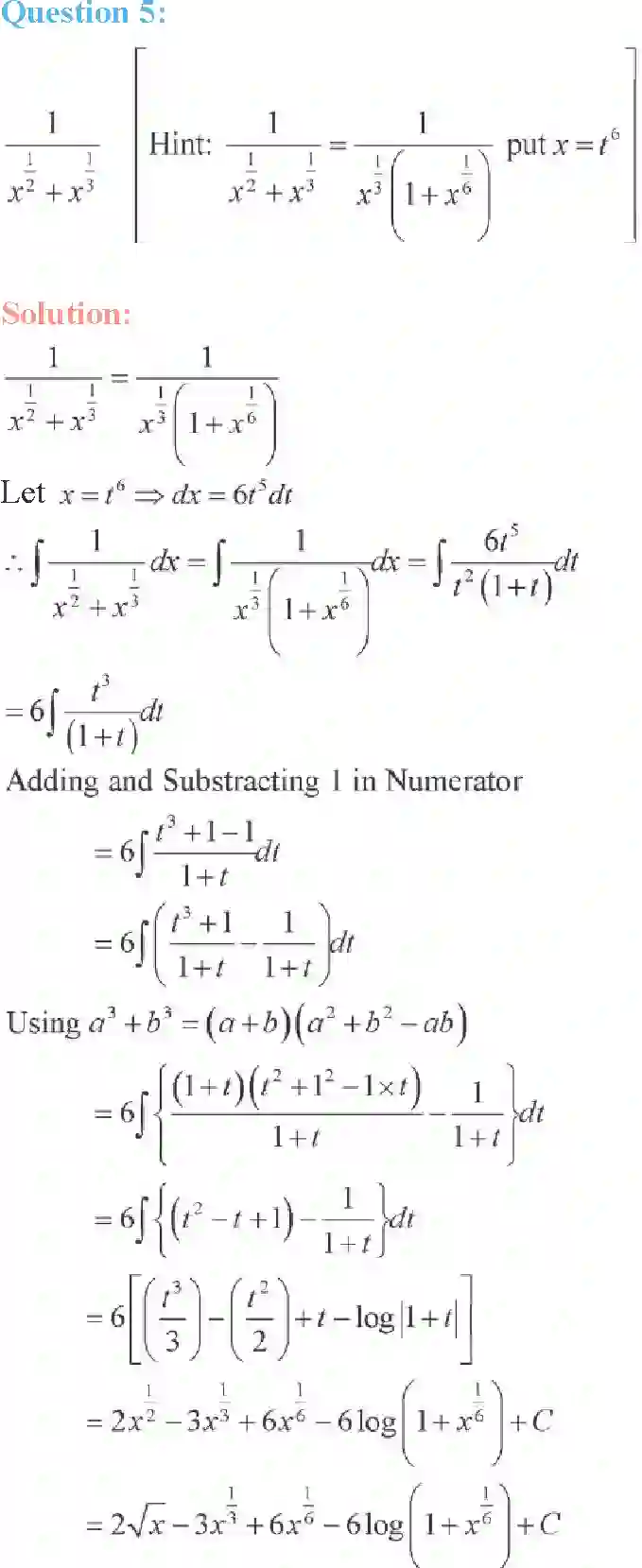 NCERT-Solution-Class-12-Maths-Integrals-7-page-144