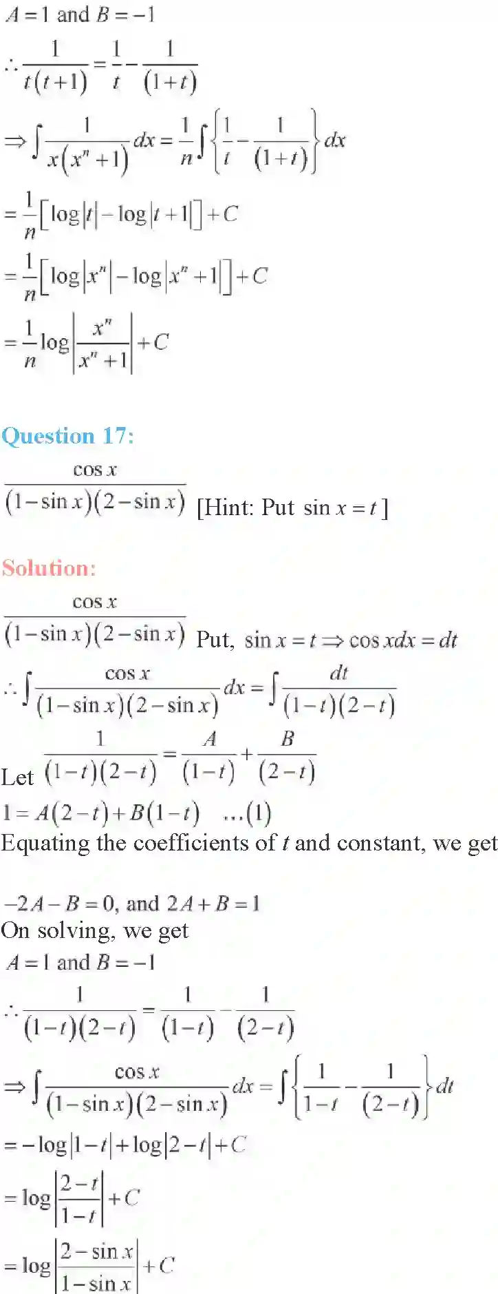 NCERT-Solution-Class-12-Maths-Integrals-7-page-74