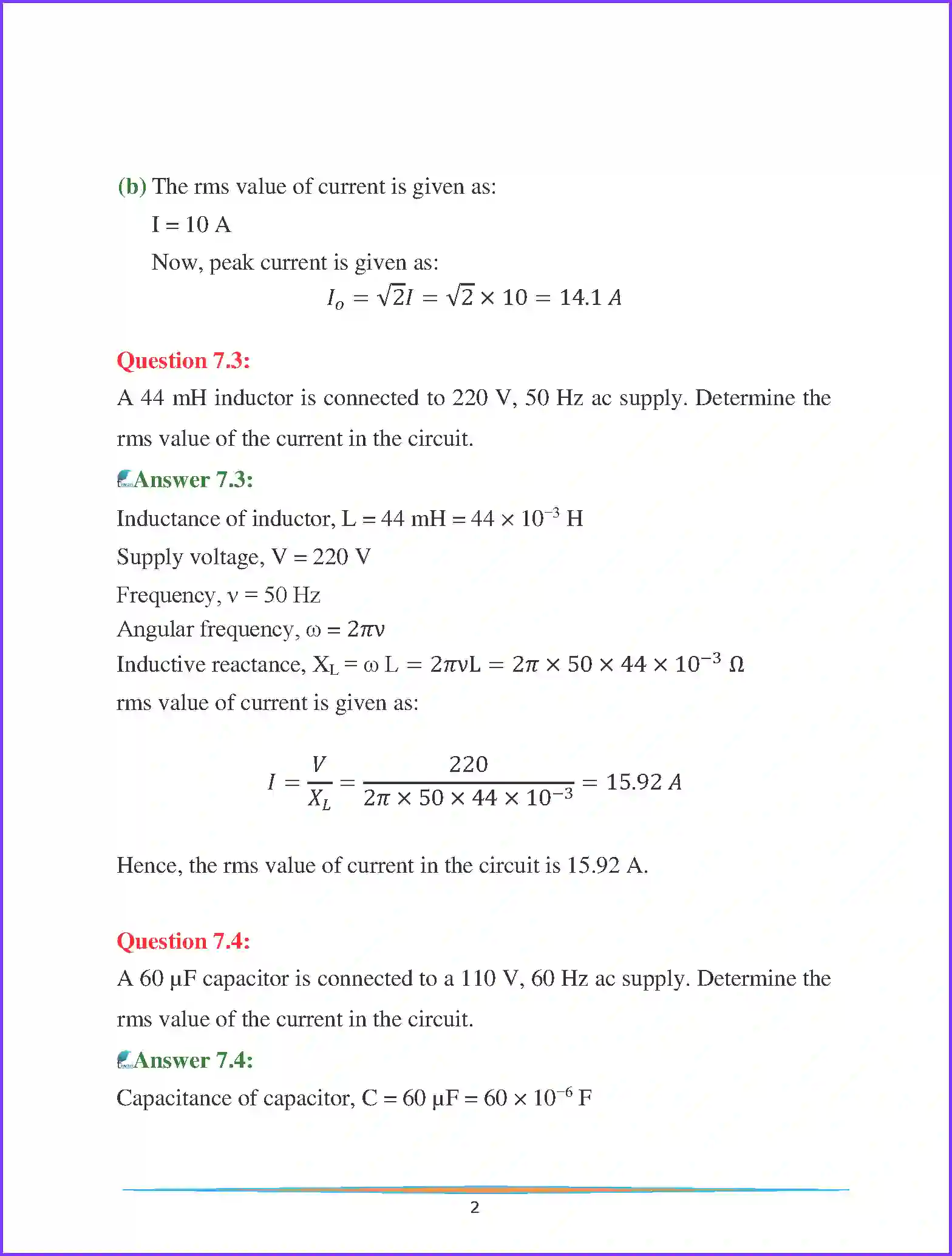 NCERT-Solution-Class-12-Physics-Alternating-Current-27-page-2