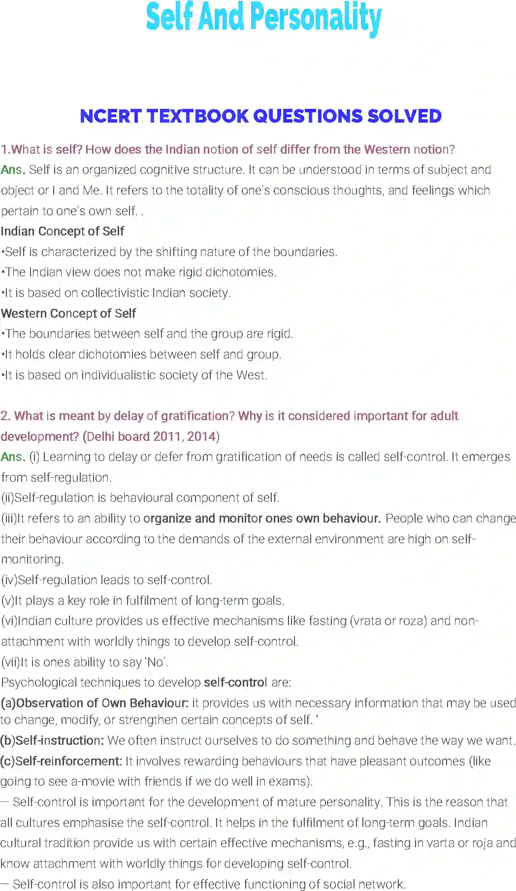 NCERT-Solution-Class-12-Psychology-Chapter-2-Self-And-Personality-194-page-1