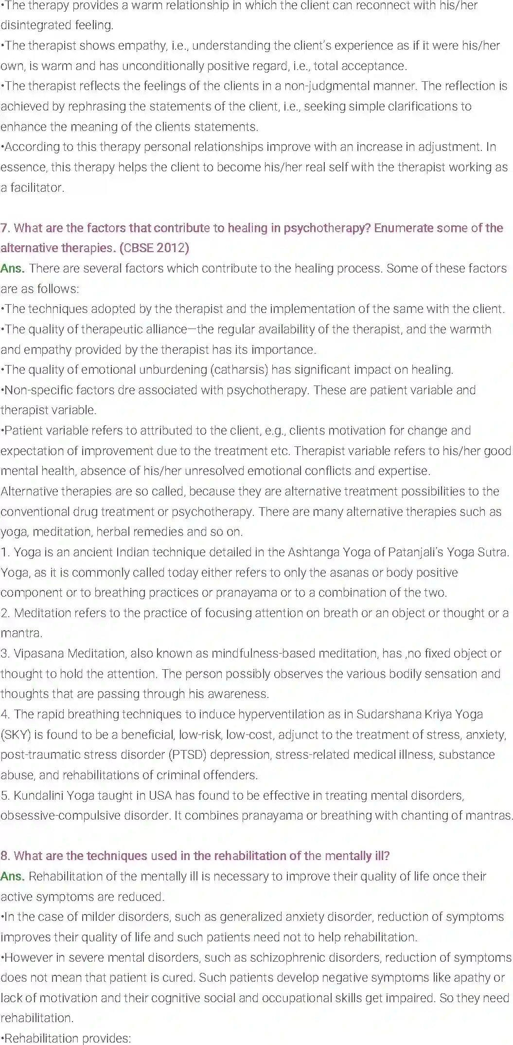 NCERT-Solution-Class-12-Psychology-Chapter-5-Therapeutic-Approaches-And-Counselling-196-page-7